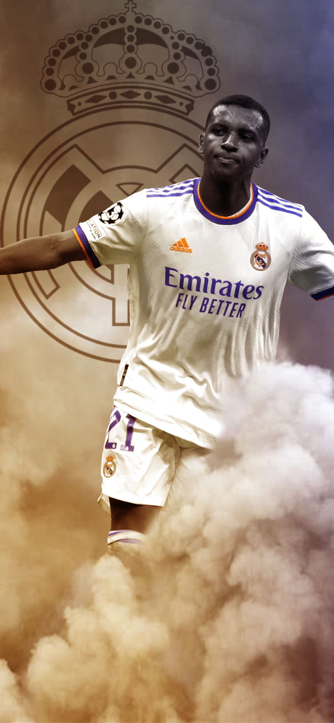 1125x2436 Real Madrid Rodrygo Wallpaper