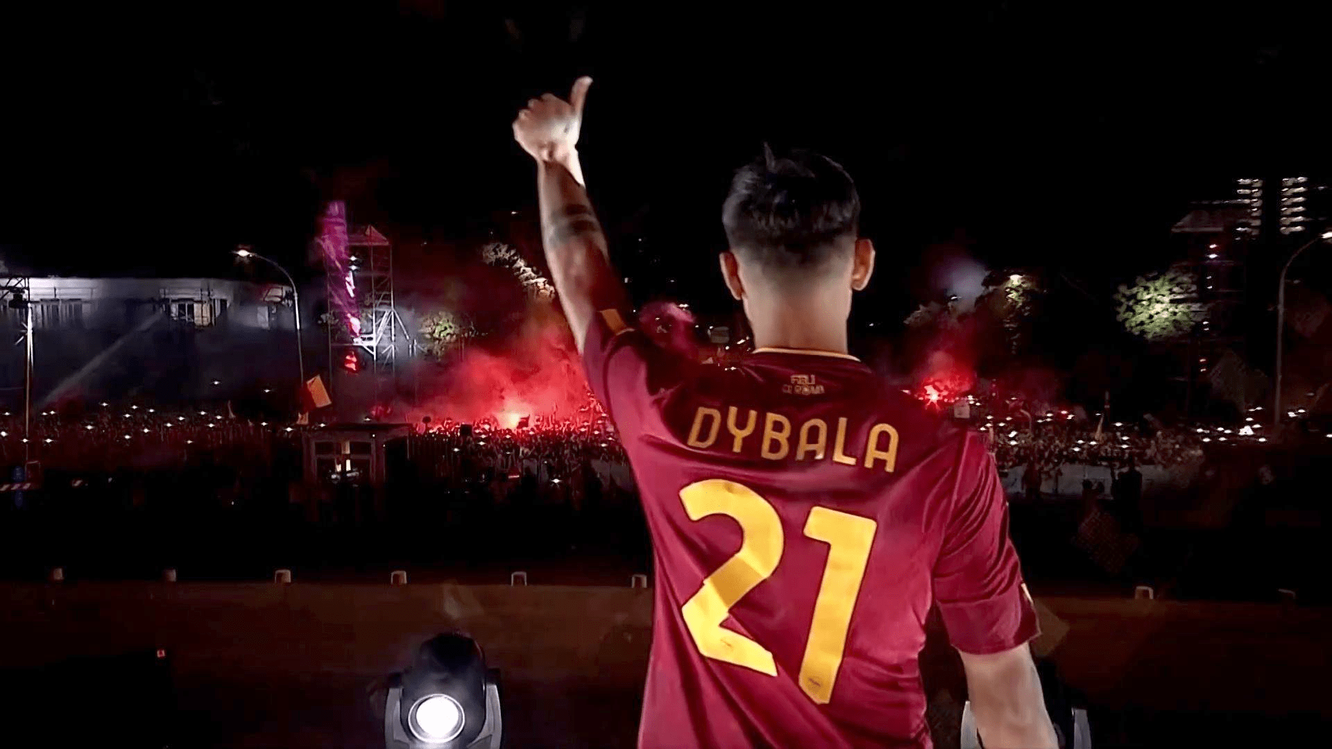 1920x1080 AS Roma unveil new signing Paulo Dybala in spectacular fashion