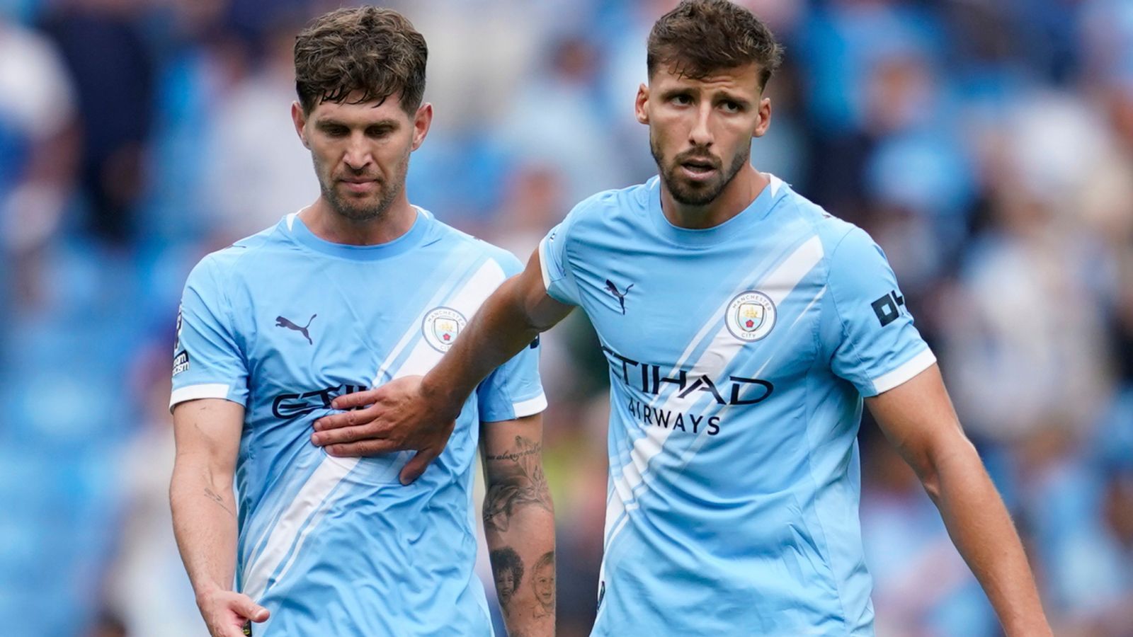 1600x900 Ruben Dias injury: Pep Guardiola confirms Man City defender sidelined for up to six weeks and transfer business could follow