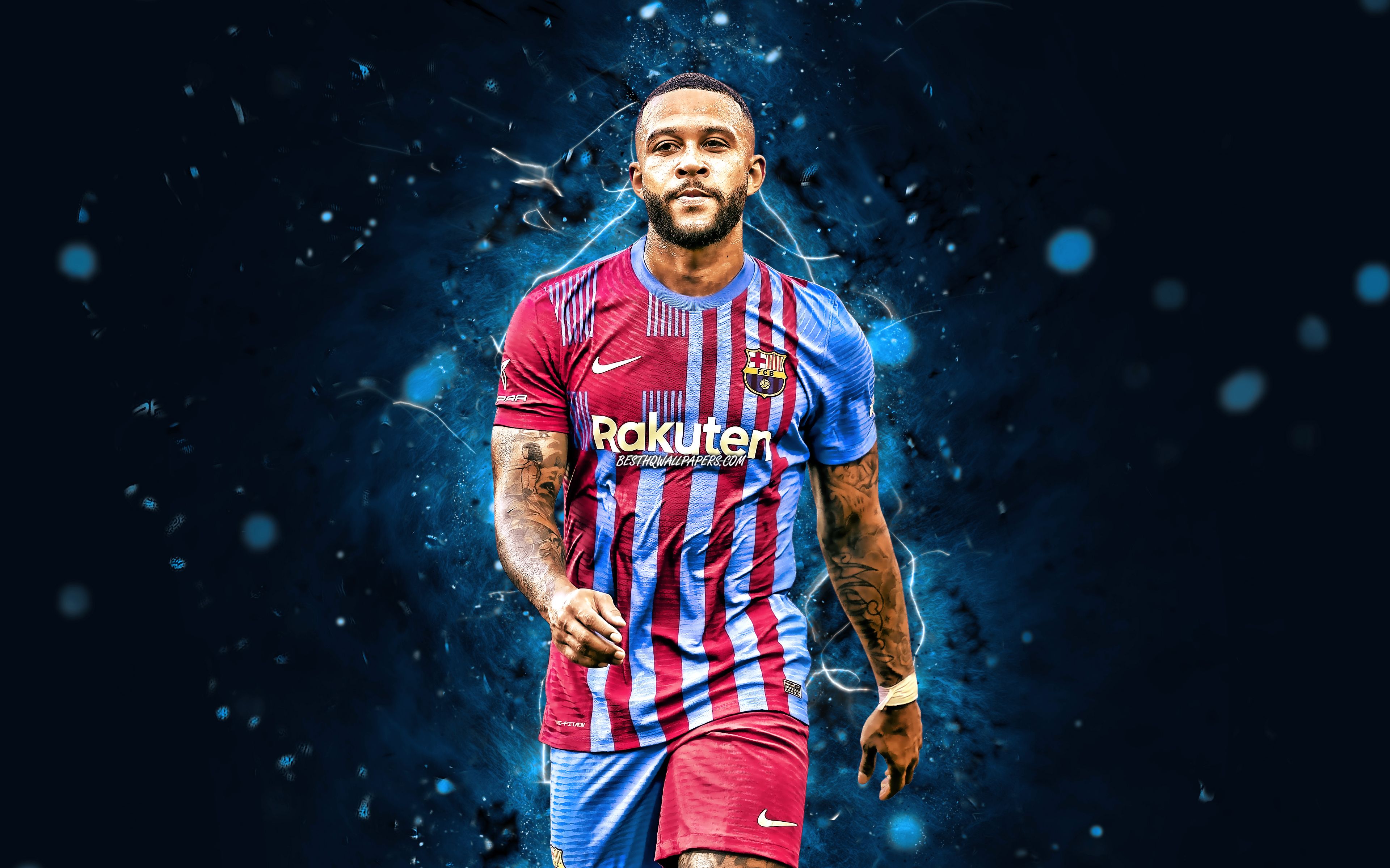 3840x2400 Memphis Depay 2022 Wallpaper