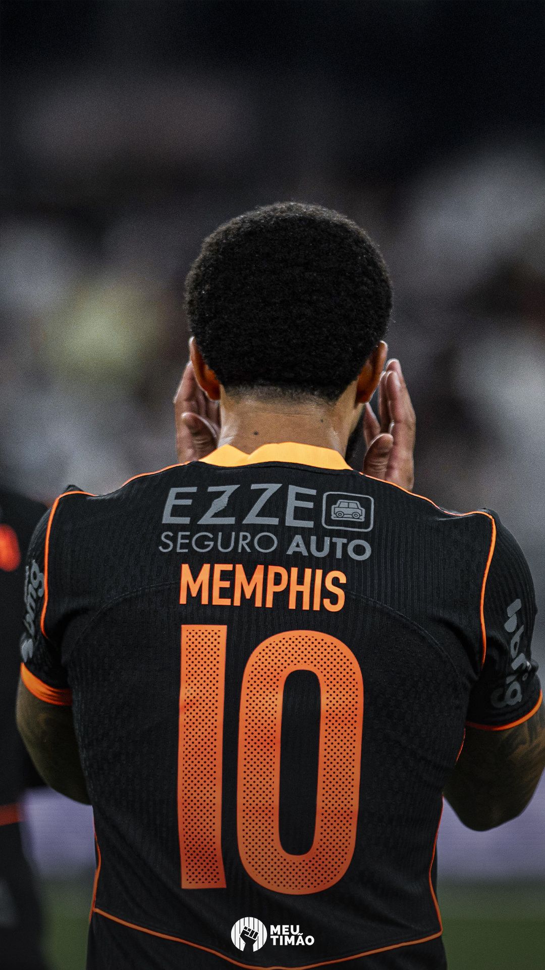 1080x1920 Fundo de tela do Corinthians: Memphis Depay com a camisa III do Corinthians