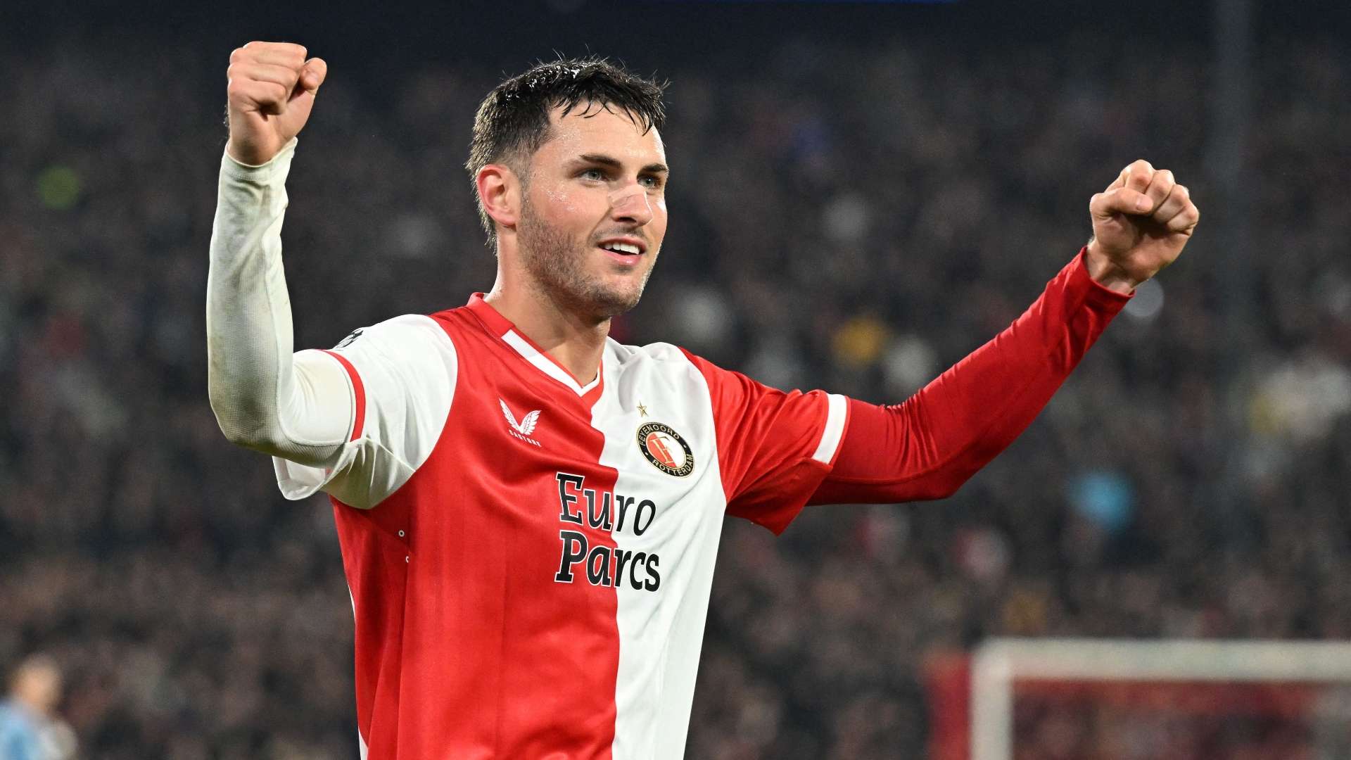 1920x1080 Santiago Gimenez is unstoppable! Mexico and Feyenoord sensation smashes Luis Suarez's Eredivisie scoring feat amid transfer interest from Real Madrid, Barcelona and Chelsea