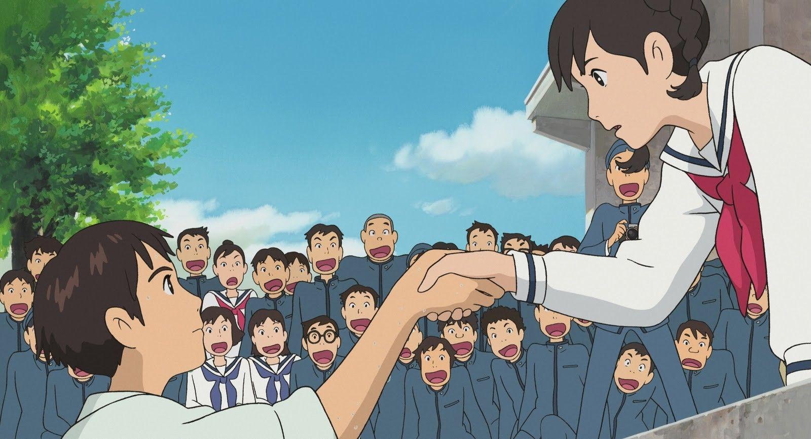 1600x866 Studio Ghibli, Anime, Up On Poppy Hill, School Uniform Wallpaper