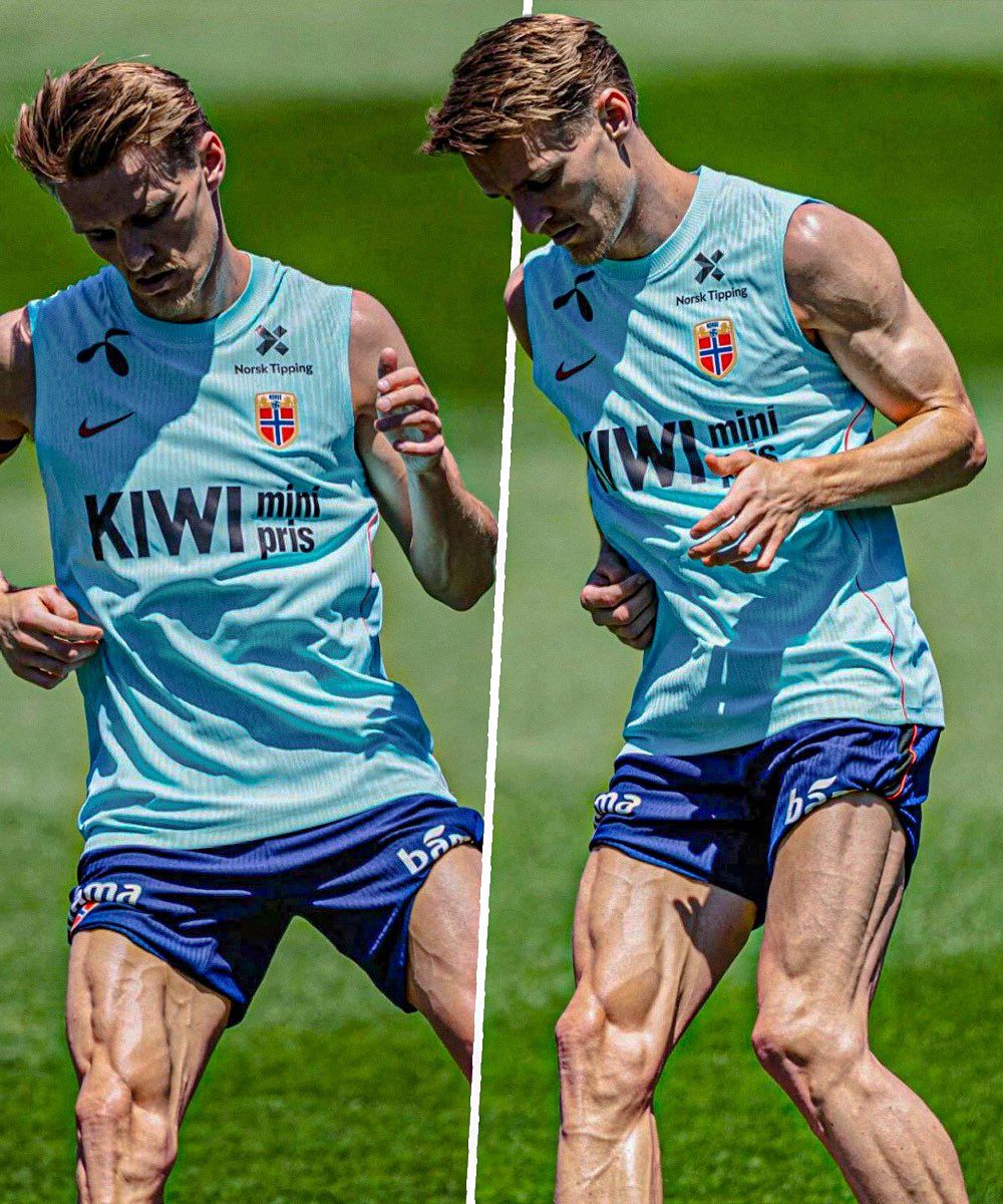 1000x1200 Martin Ødegaard in Norway training ahead of the 2026 World Cup. HE IS READY