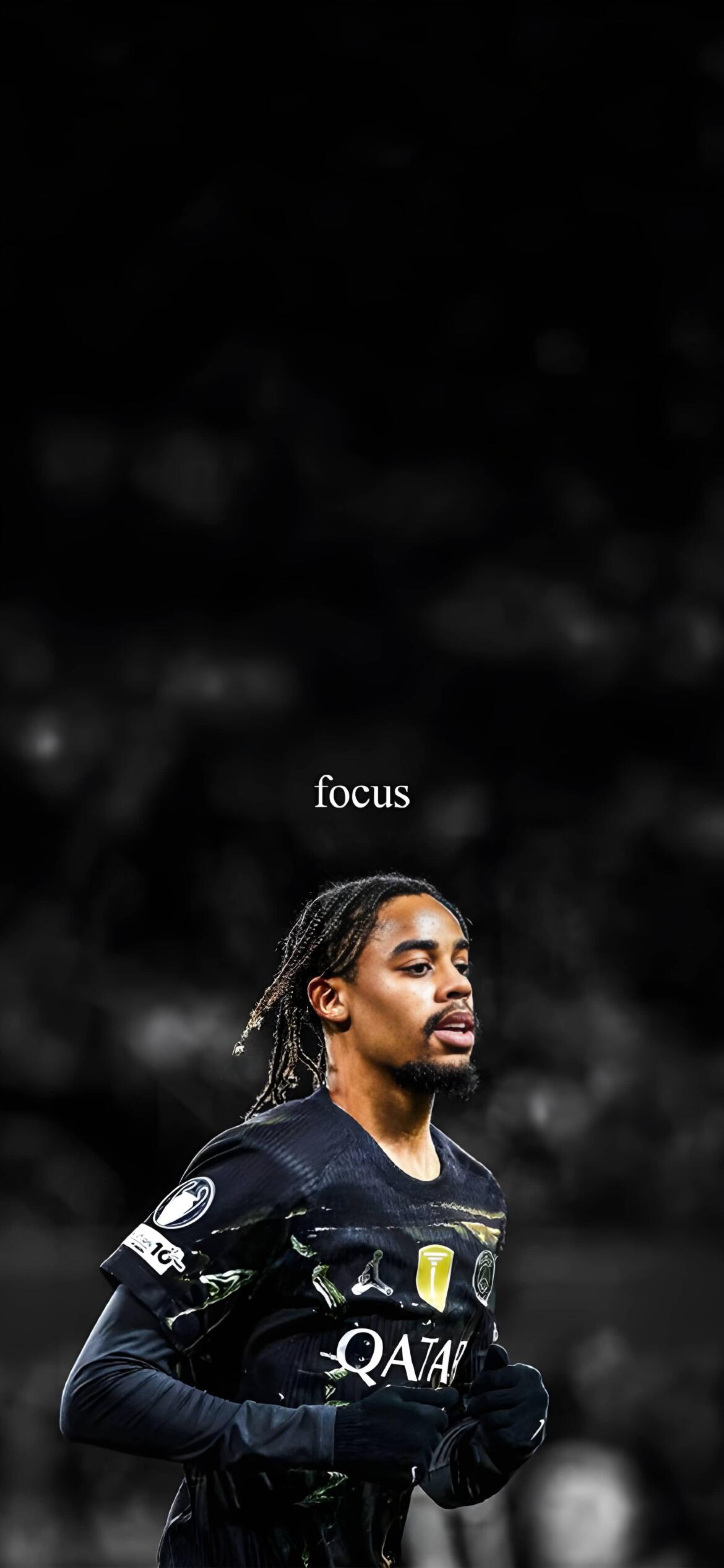 1170x2532 Xavi Simons Focus Football Wallpaper