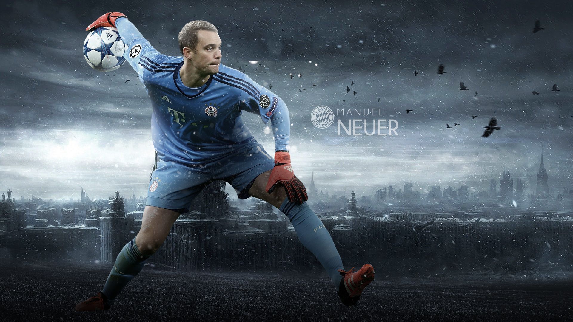 1920x1080 Wallpaper wallpaper, football, player, Sport, FC Bayern Munchen, Manuel Neuer, goalkeeper for mobile and desktop, section спорт, resolution 1920x1080
