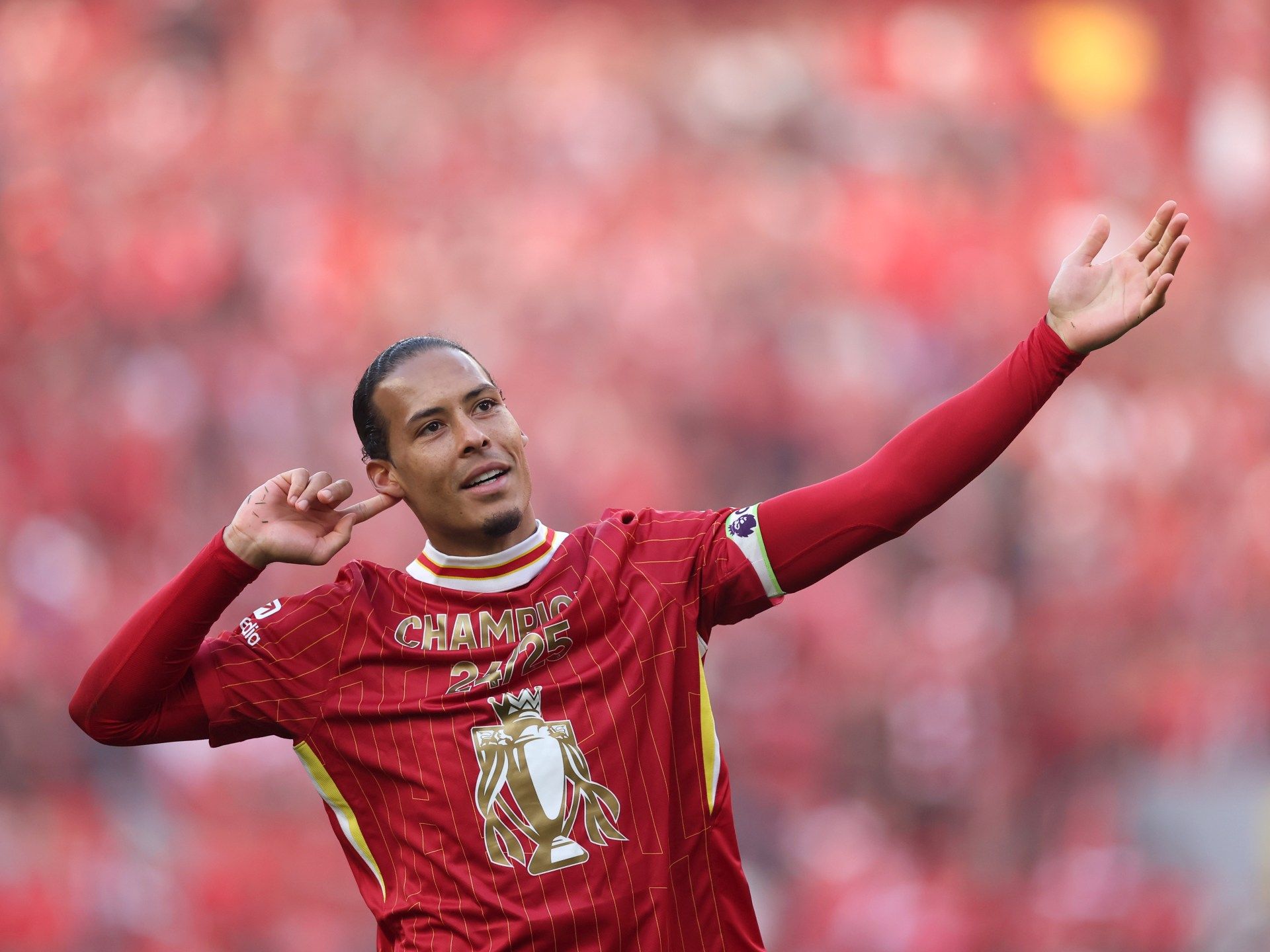 1920x1440 Liverpool 'truly deserve' to be Premier League champions, van Dijk says