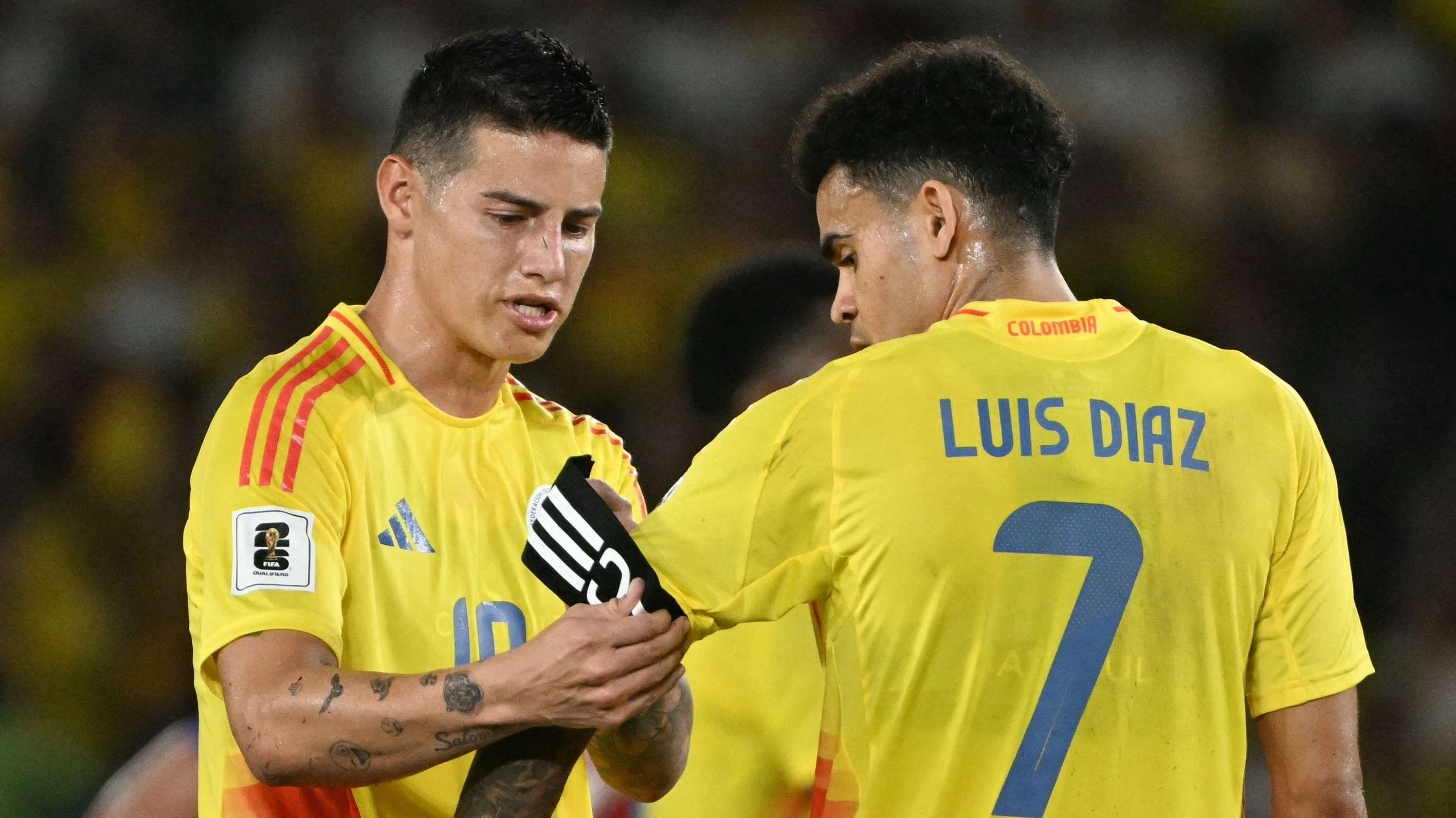 2832x1593 James Rodriguez throws backing behind Luis Diaz's Ballon d'Or bid as Colombia gear up for World Cup