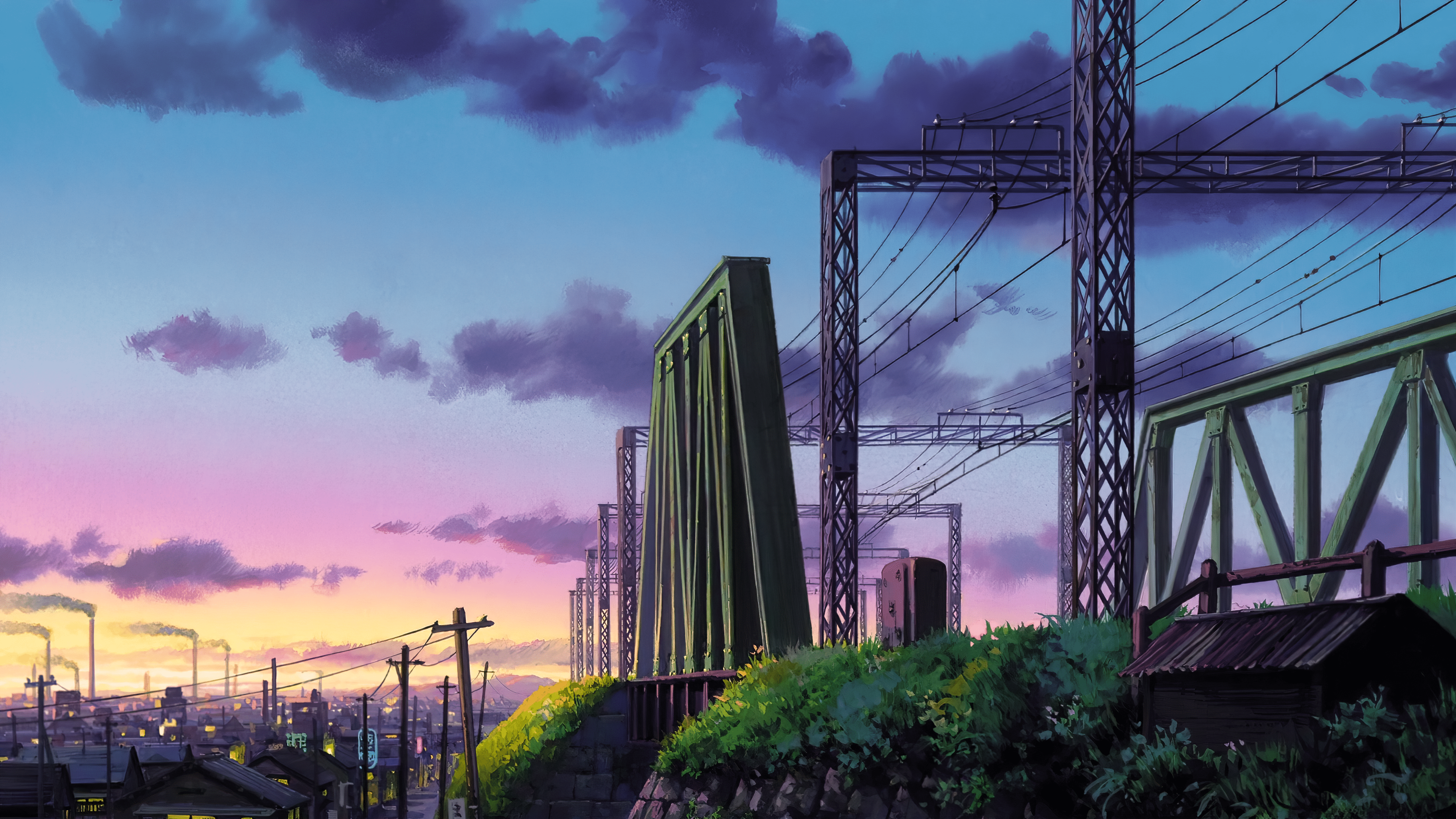 3840x2160 Railway Overlook (From Up on Poppy Hill) [3840x2160]
