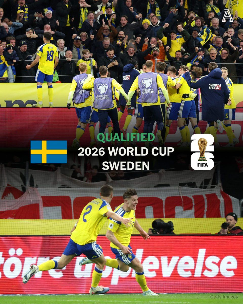 960x1200 Sweden have done it. Viktor Gyokeres' late winner sends Graham Potter's side to the 2026 World Cup. Poland put up a fight, equalising twice on the night