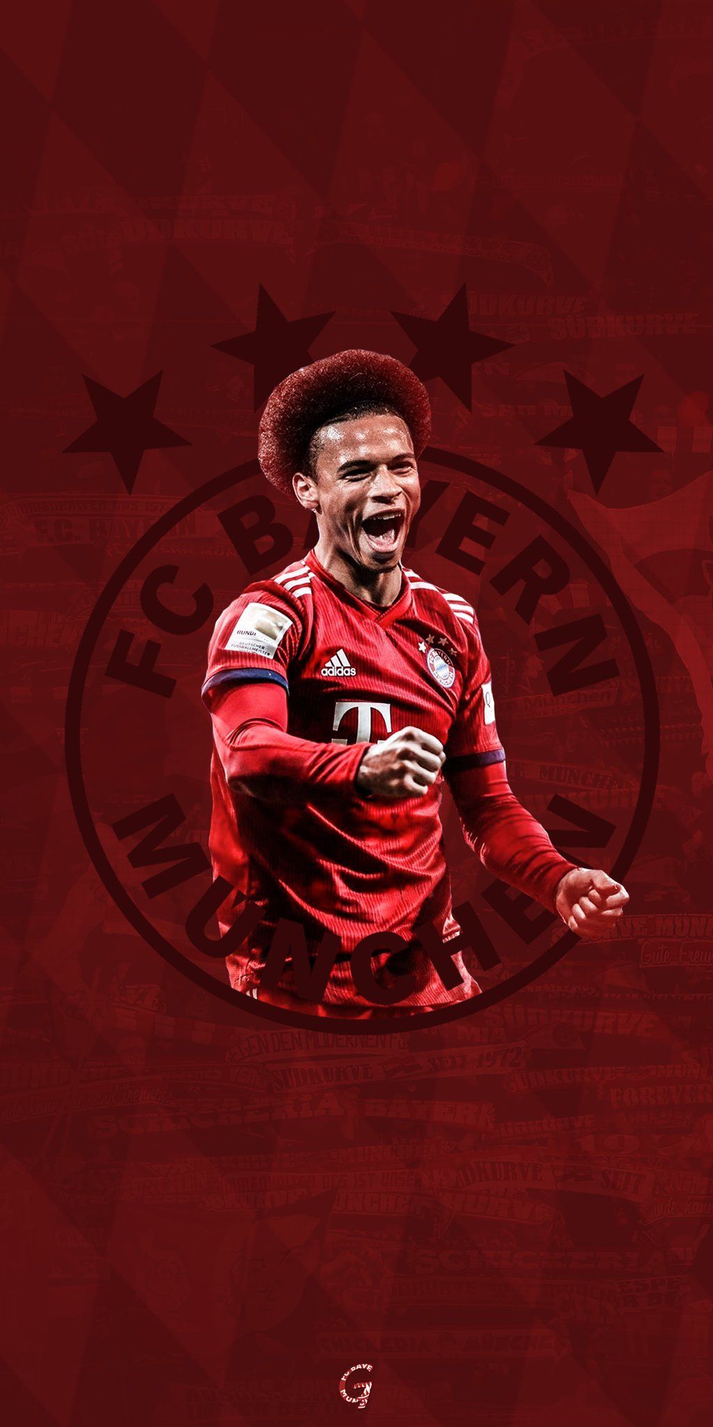 1024x2048 Leroy Sané Bayern Munich Wallpaper