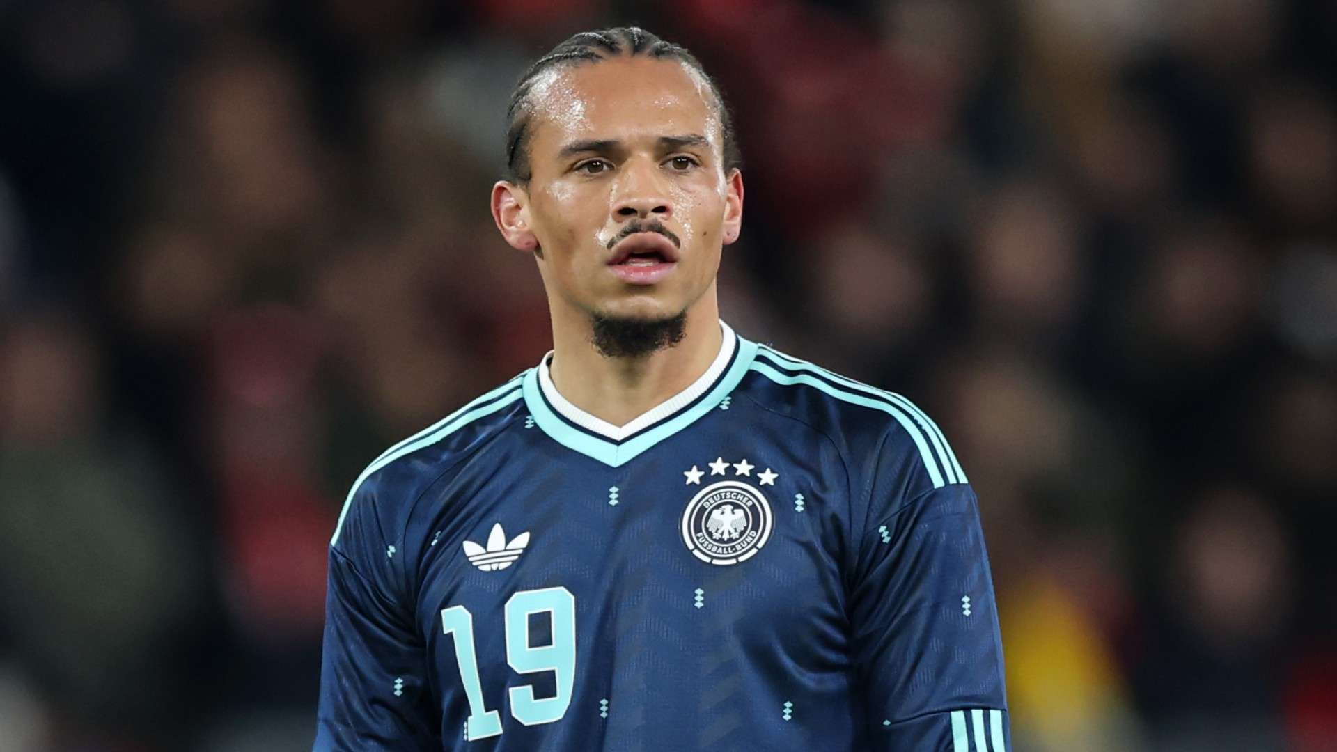 1920x1080 We can't confirm those preconceptions at all: Gala boss calls for Leroy Sané to be given a starting place in the German national team at the World Cup. Goal.com US