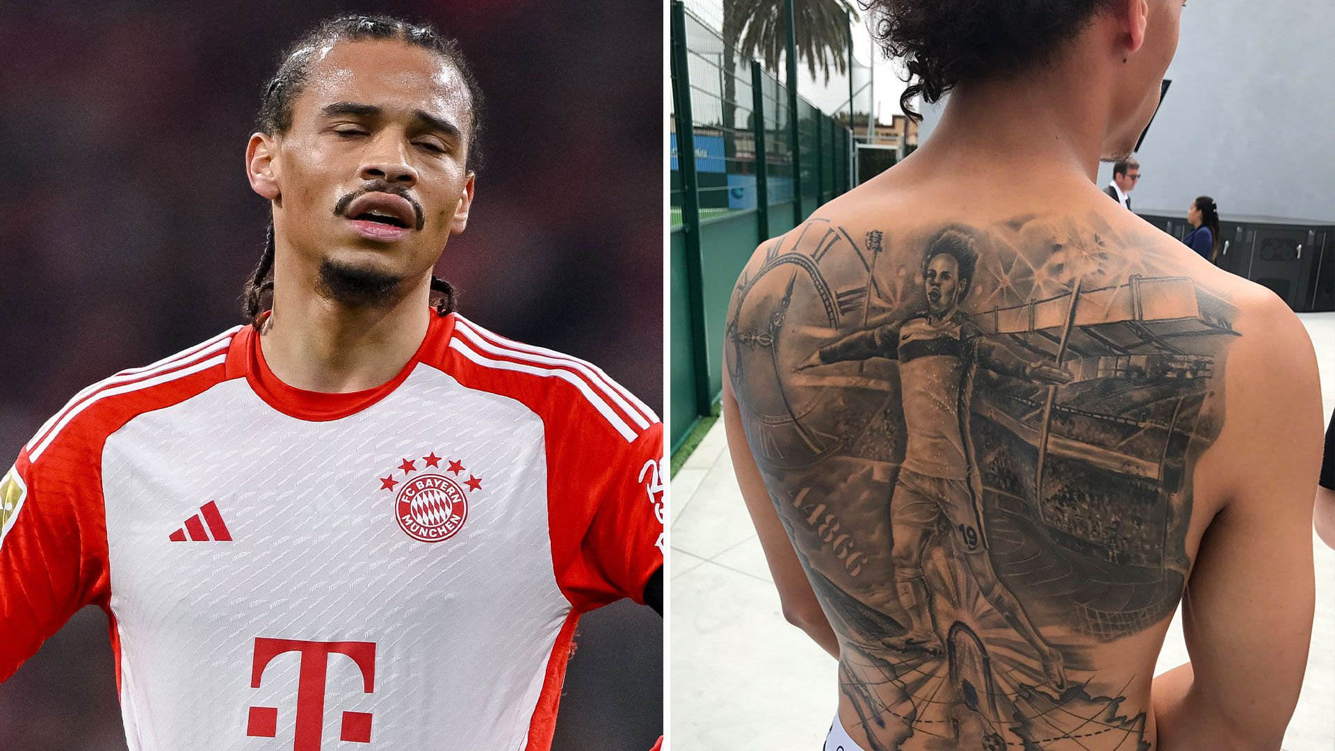 1920x1080 Today I would make a different decision' says Leroy Sane as he admits regret over huge Man City tattoo on his back