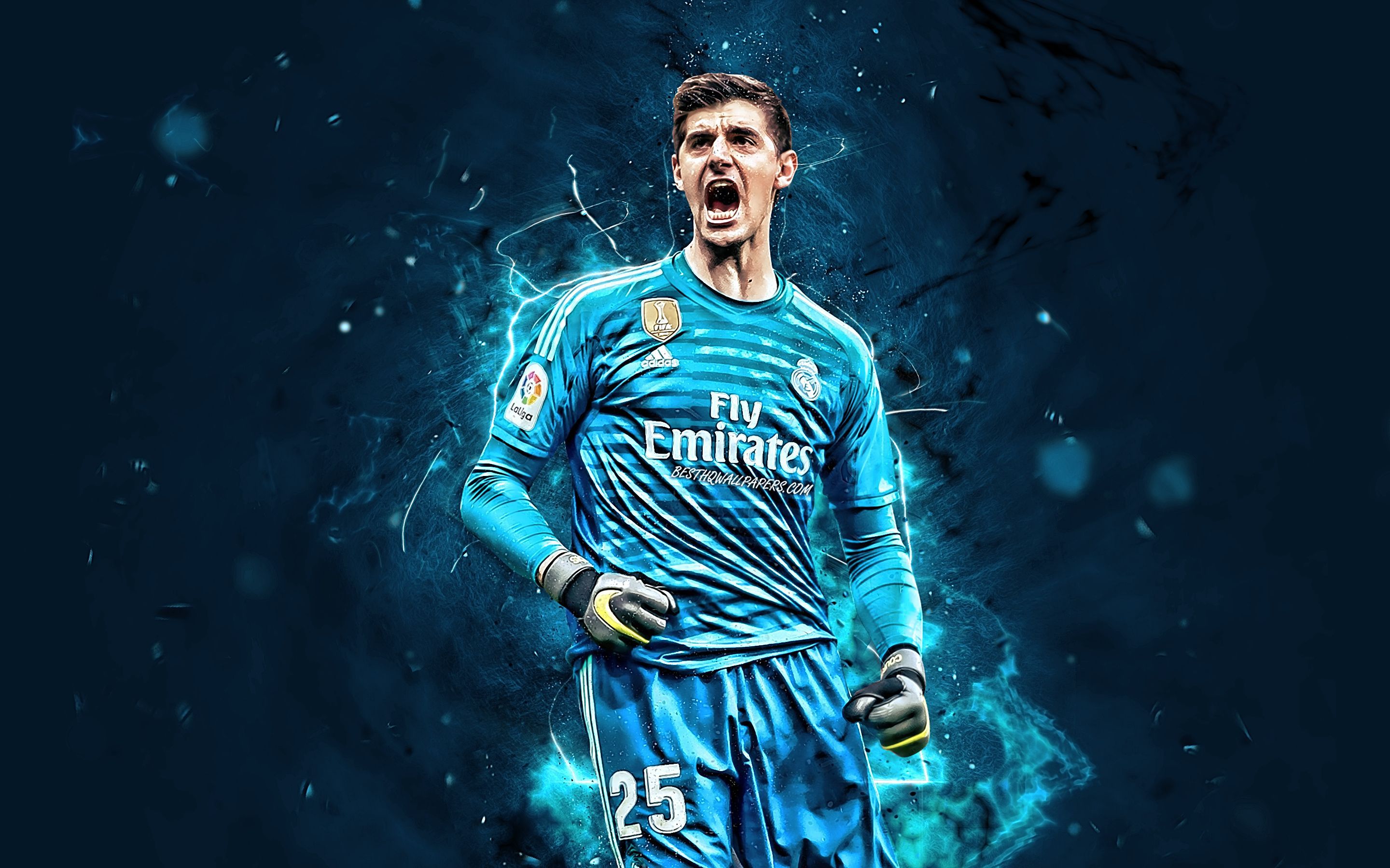2880x1800 Thibaut Courtois Real Madrid Wallpaper