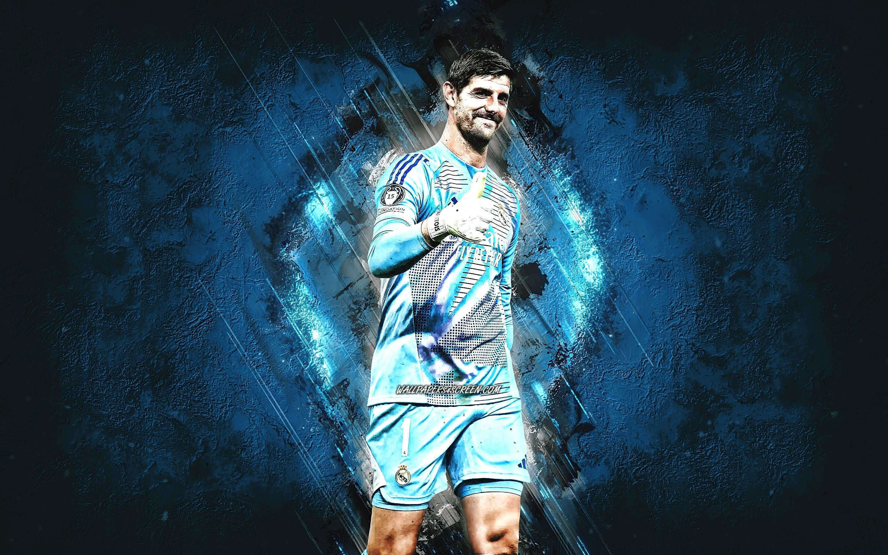 2880x1800 Wallpaper football, soccer, Real Madrid, madridista, Hala Madrid, Belgian, Thibaut Courtois, Courteous for mobile and desktop, section спорт, resolution 2880x1800