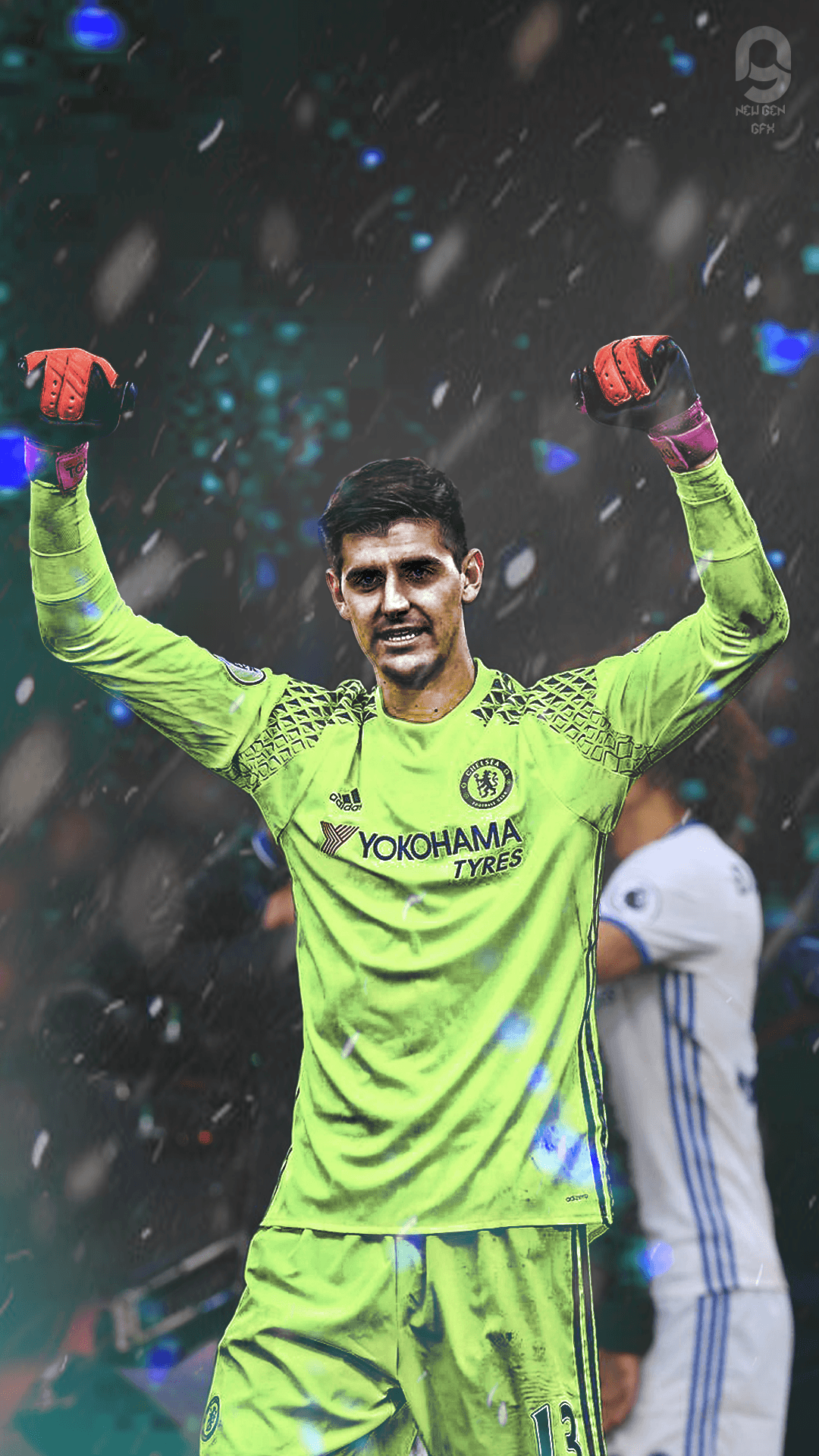 1080x1920 Thibaut Courtois Real Madrid Wallpaper