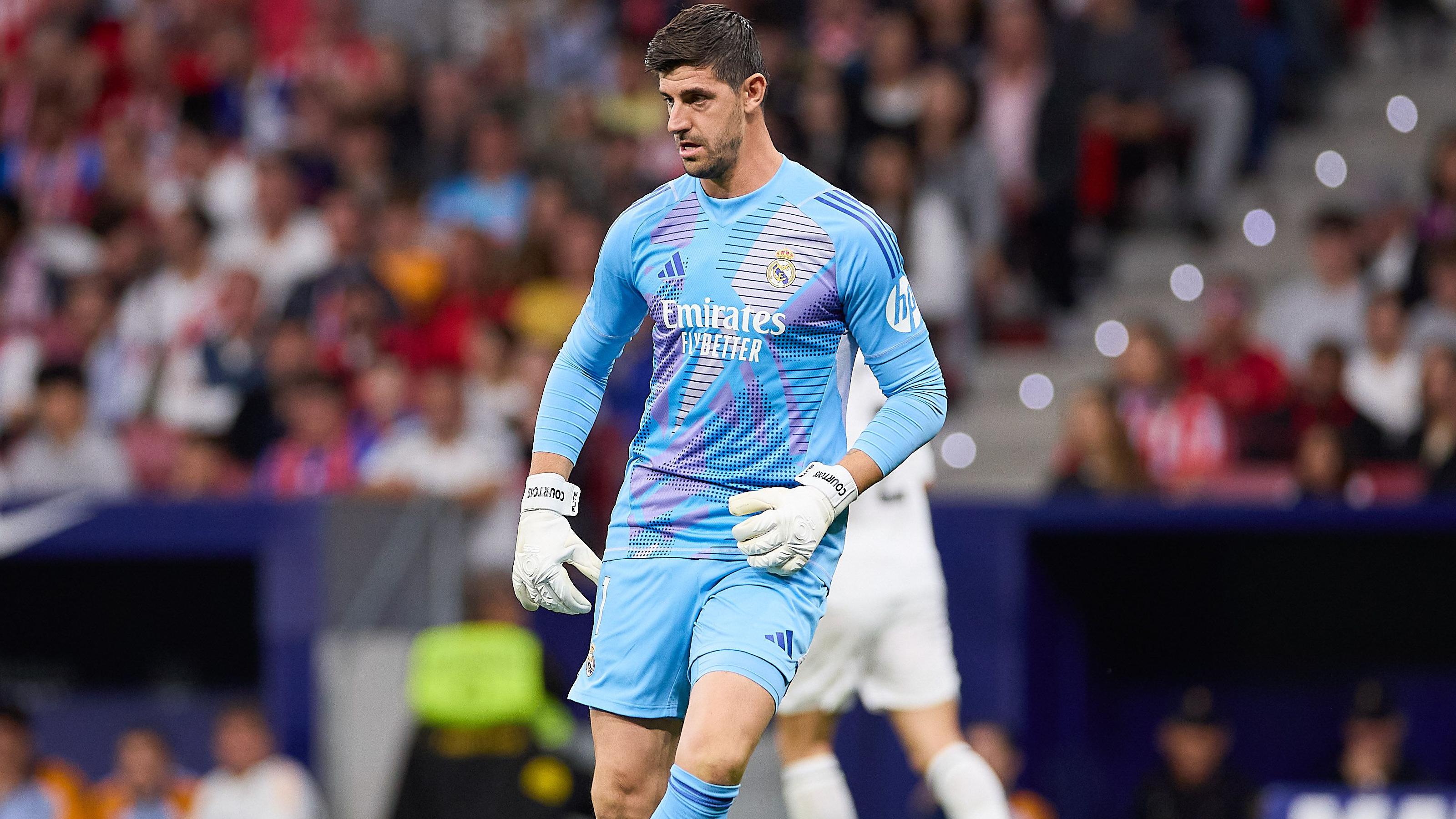 3200x1800 Thibaut Courtois: Real Madrid goalkeeper to miss Lille Champions League game with hip injury