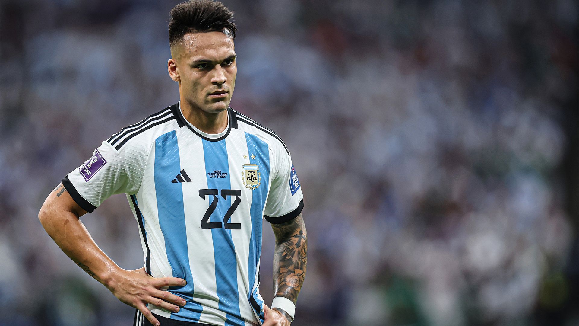 1920x1080 Lautaro Martinez explains poor World Cup form as he played through pain barrier for Argentina