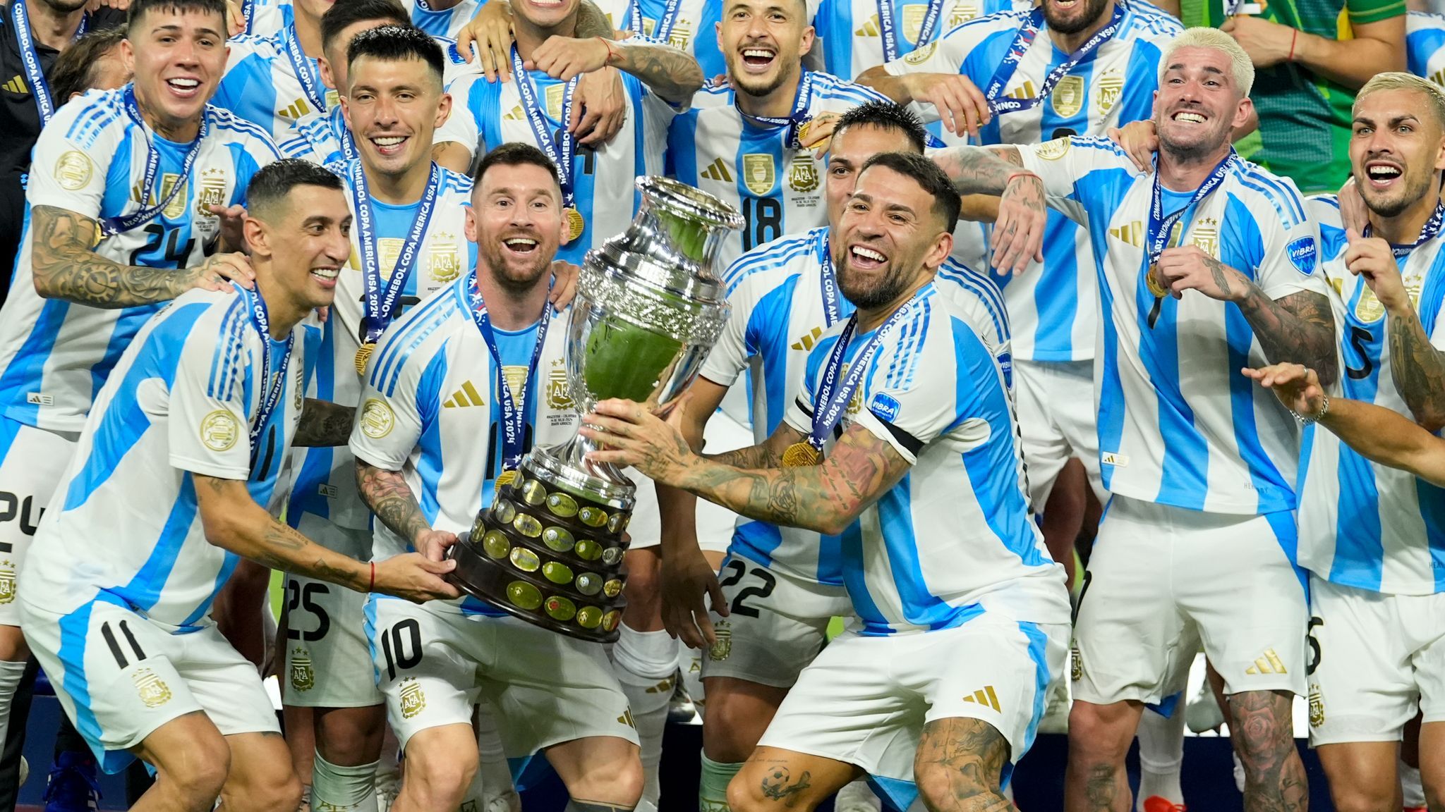 2048x1152 Copa America 2024: Argentina 1 0 Colombia (AET) Martinez Earns Victory After Crowd Trouble Mars Final