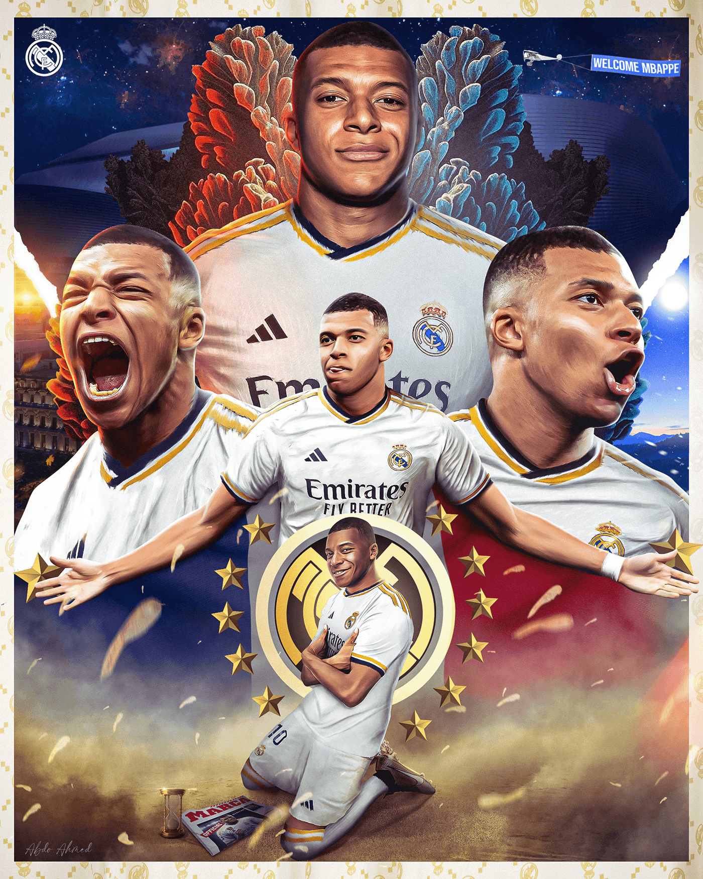 1400x1750 Kylian Mbappé to Real Madrid - Behance