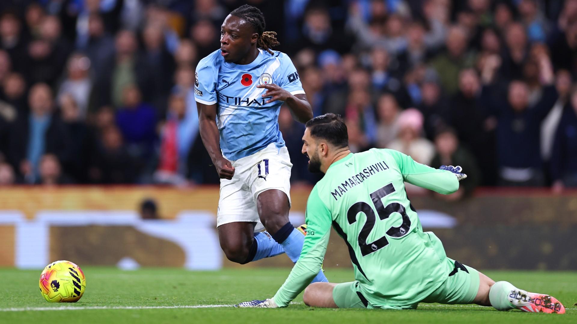 1920x1080 Jeremy Doku stats today: Manchester City winger dazzles in Premier League clash with Liverpool