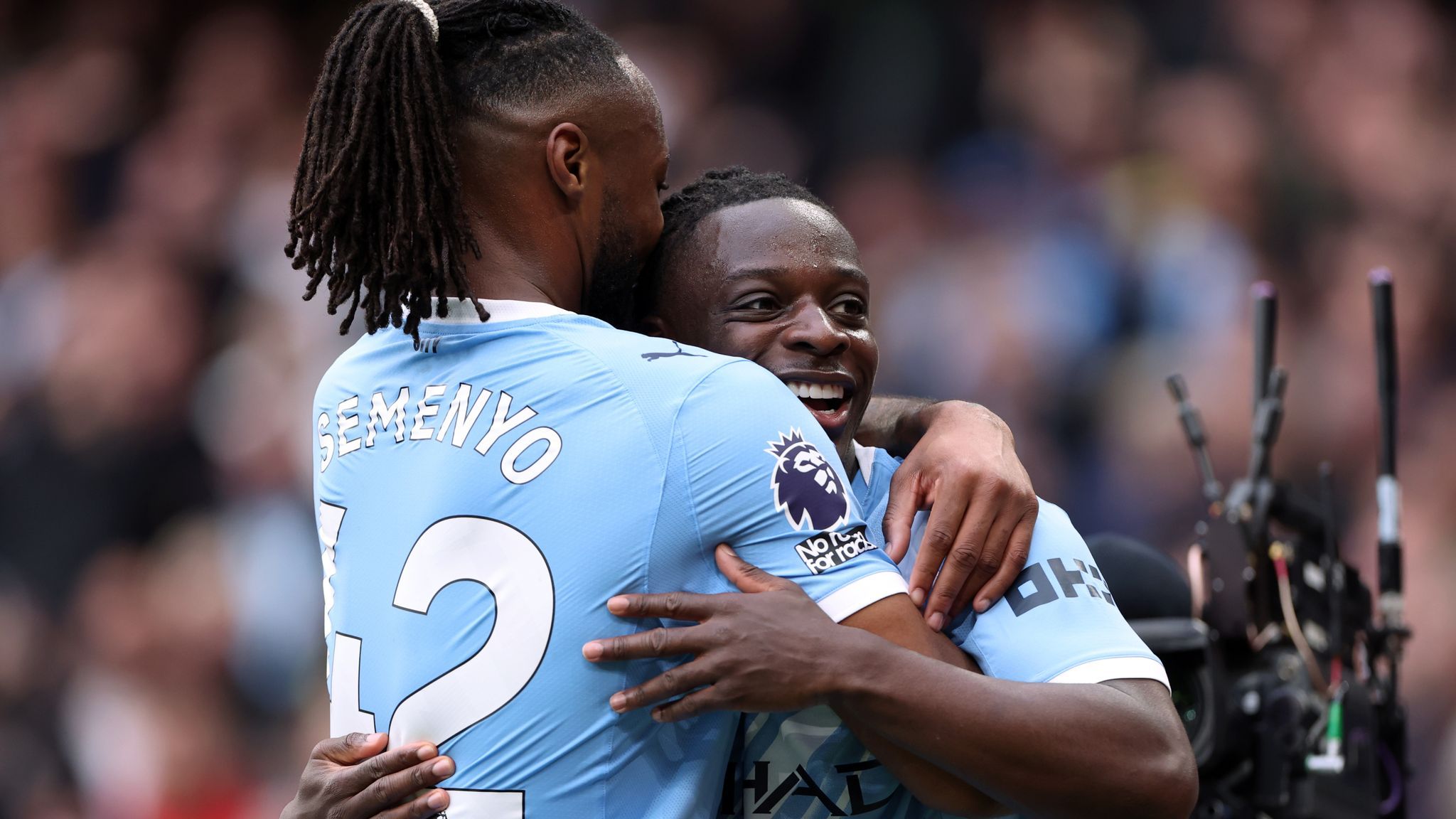 2048x1152 Man City 3 0 Brentford: Jeremy Doku, Erling Haaland And Omar Marmoush On Target As Pep Guardiola's Side Cut Gap To Arsenal To Two Points