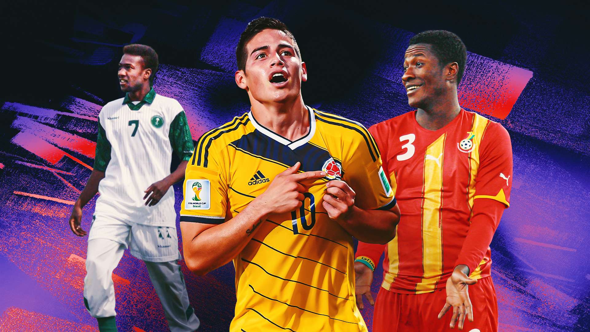 1920x1080 From Ghana's Asamoah Gyan To Colombia's James Rodriguez The World Cup's Most Memorable One Hit Wonders. Goal.com English Saudi Arabia