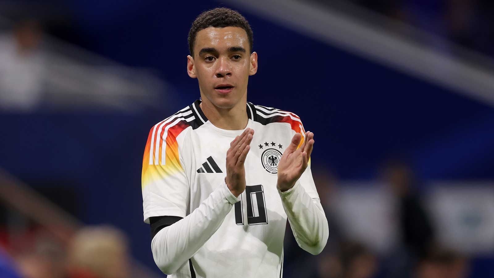 1600x900 Jamal Musiala 'honoured' to follow in Lionel Messi's footsteps as Bayern Munich star discusses significant Germany promotion ahead of Euro 2024. Goal.com US