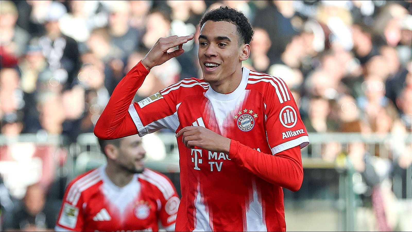 1600x900 News. Jamal Musiala continues 'slow' injury recovery at Bayern Munich