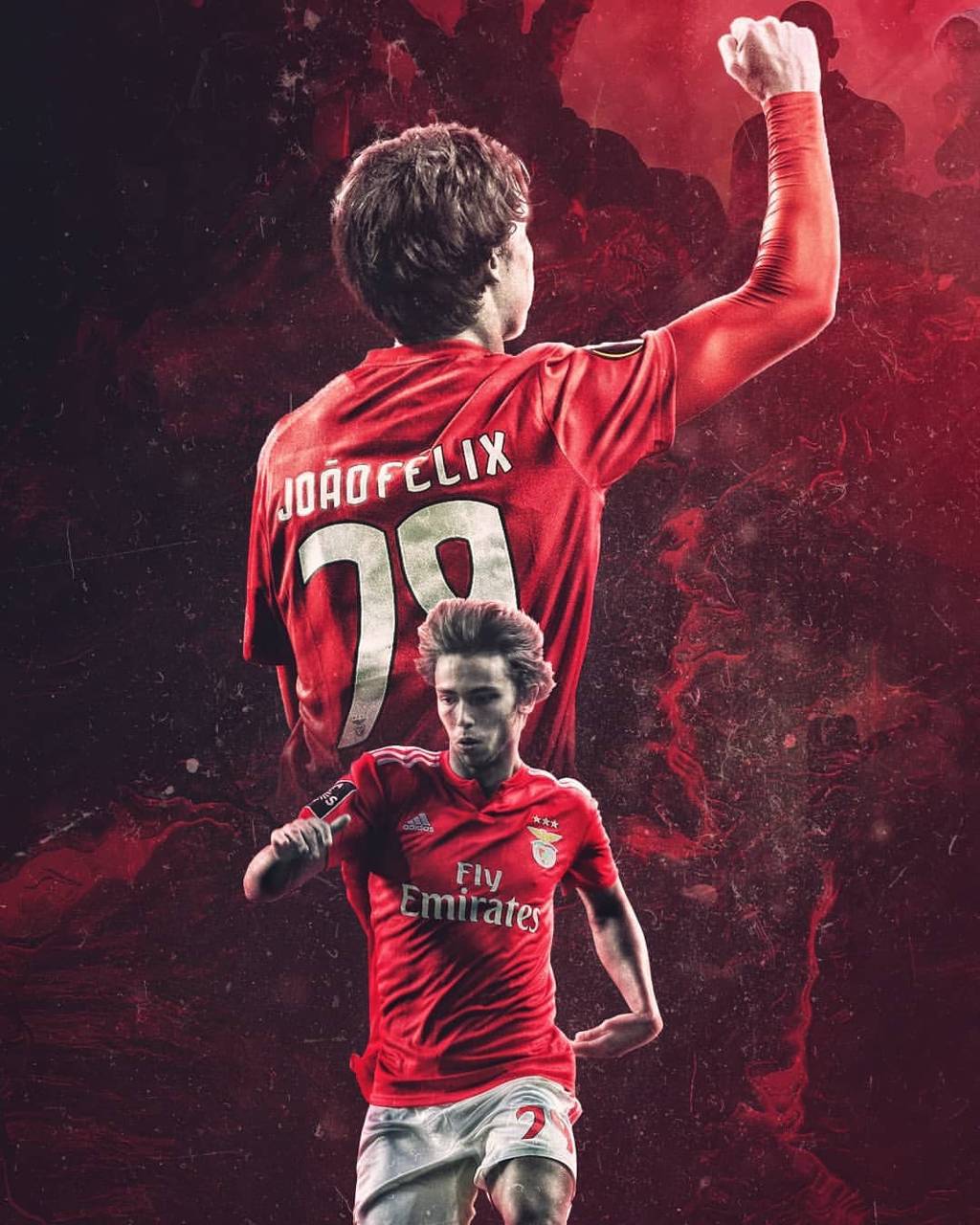 1024x1280 4K Joao Félix Wallpaper