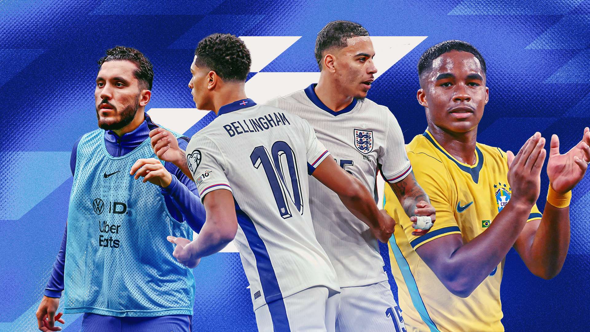 1920x1080 Jude Bellingham vs Morgan Rogers, Brazil's No.9 and the biggest 2026 World Cup selection debates. Goal.com US