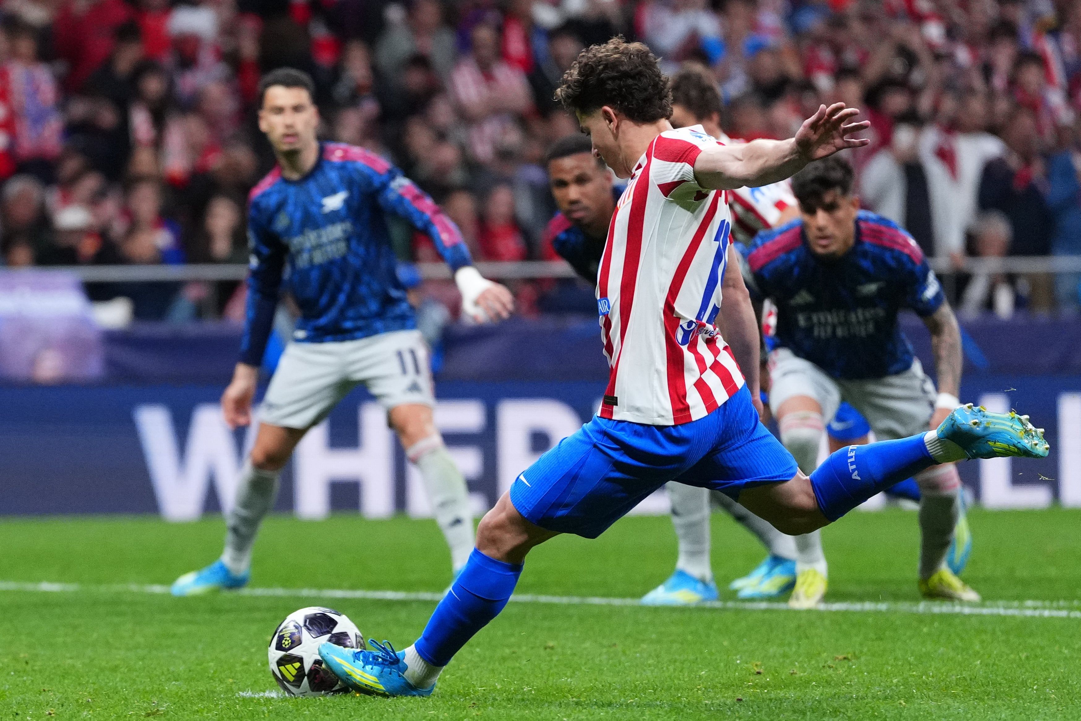 3495x2330 Julian Alvarez keeps tie in the balance as VAR penalty controversy denies Arsenal at Atlético