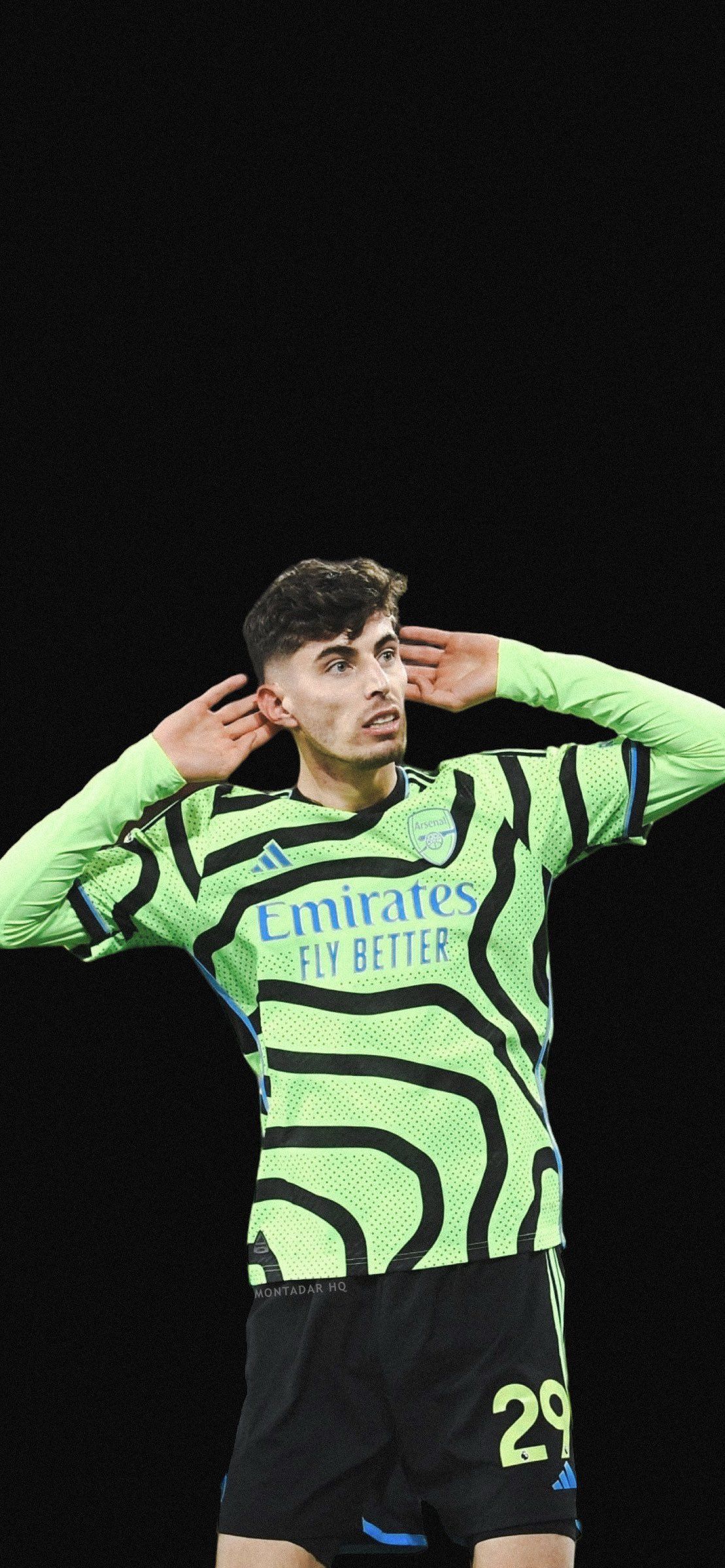 1109x2400 Kai Havertz Arsenal Wallpaper