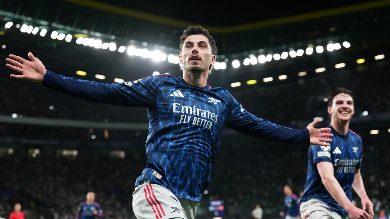 1280x720 Champions League UCL scores: Arsenal beat Sporting Lisbon in extra time, Bayern Munich win away at Real Madrid, goals, video, highlights