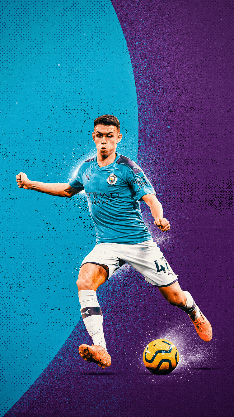 752x1337 Manchester City's wallpaper wednesday Foden by Joeri Gosens on Dribbble