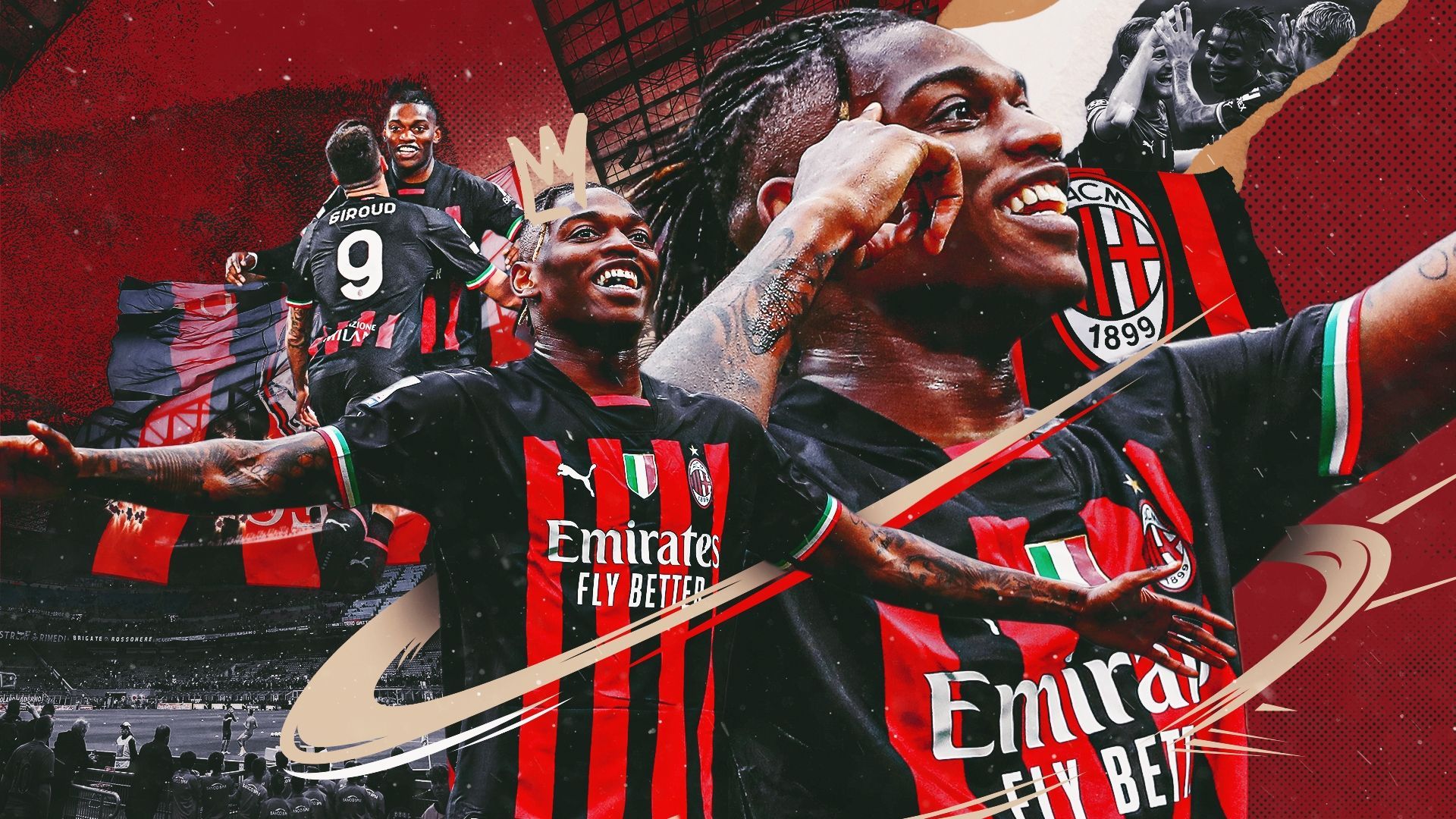 1920x1080 AC Milan's only hope: Returning Rafael Leao out to lead one of the Champions League's great comebacks. Goal.com US