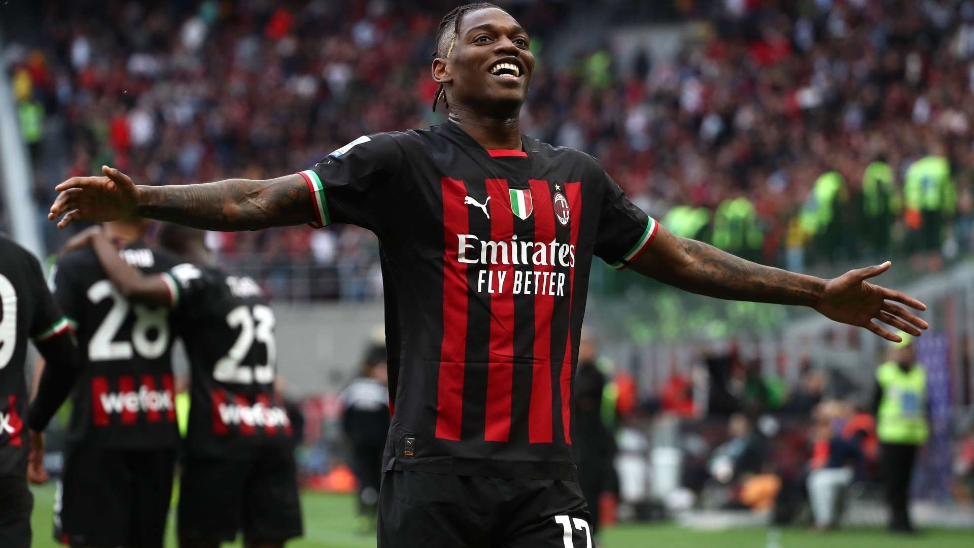 1920x1080 Rafael Leao: I can win the Ballon d'Or at AC Milan. Goal.com US