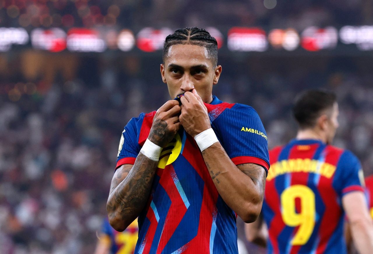 1280x873 Raphinha Strikes Again Against Real Madrid in Spanish Super Cup