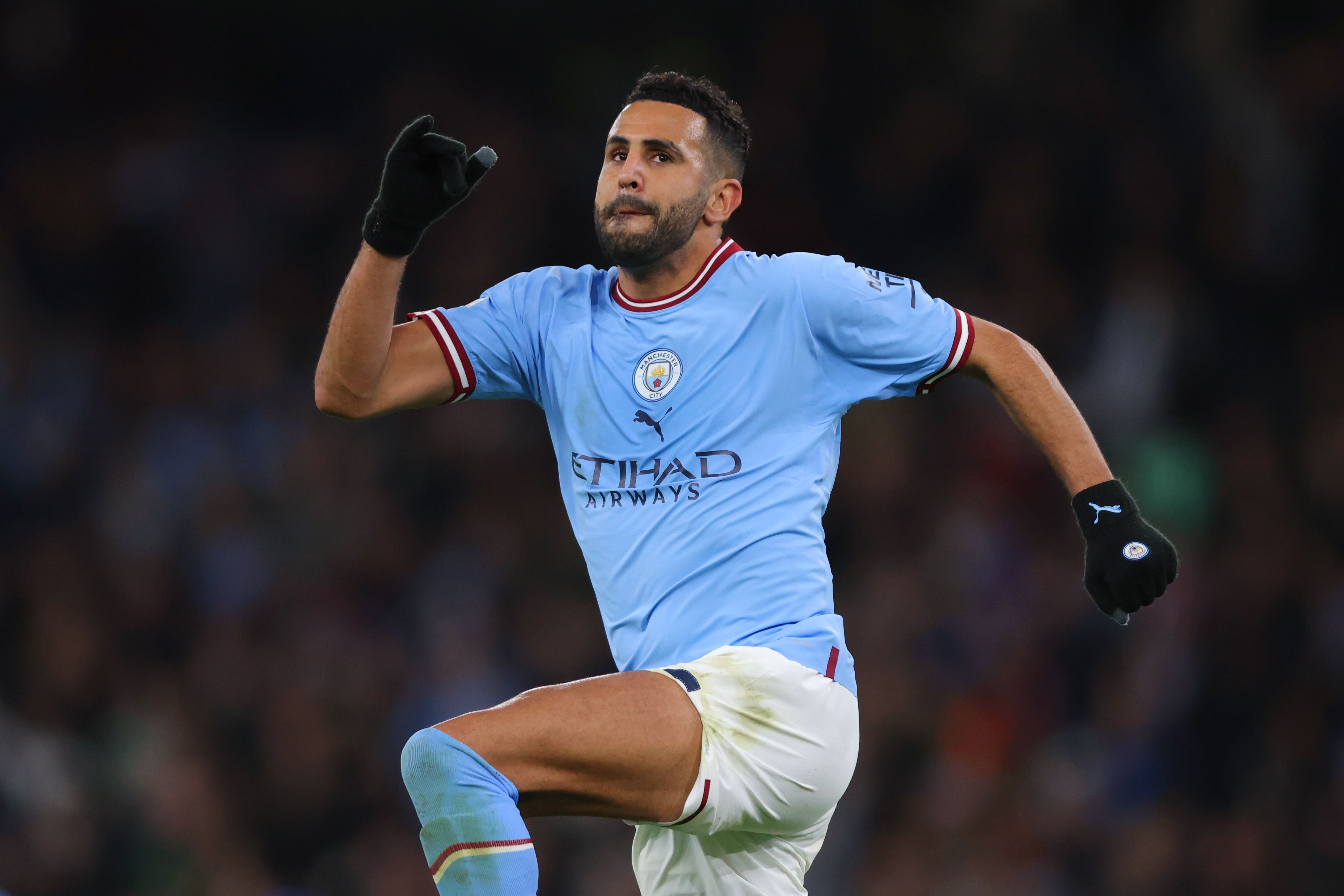 4757x3173 Riyad Mahrez now fully awake having overslept at the start of the Dream Team campaign