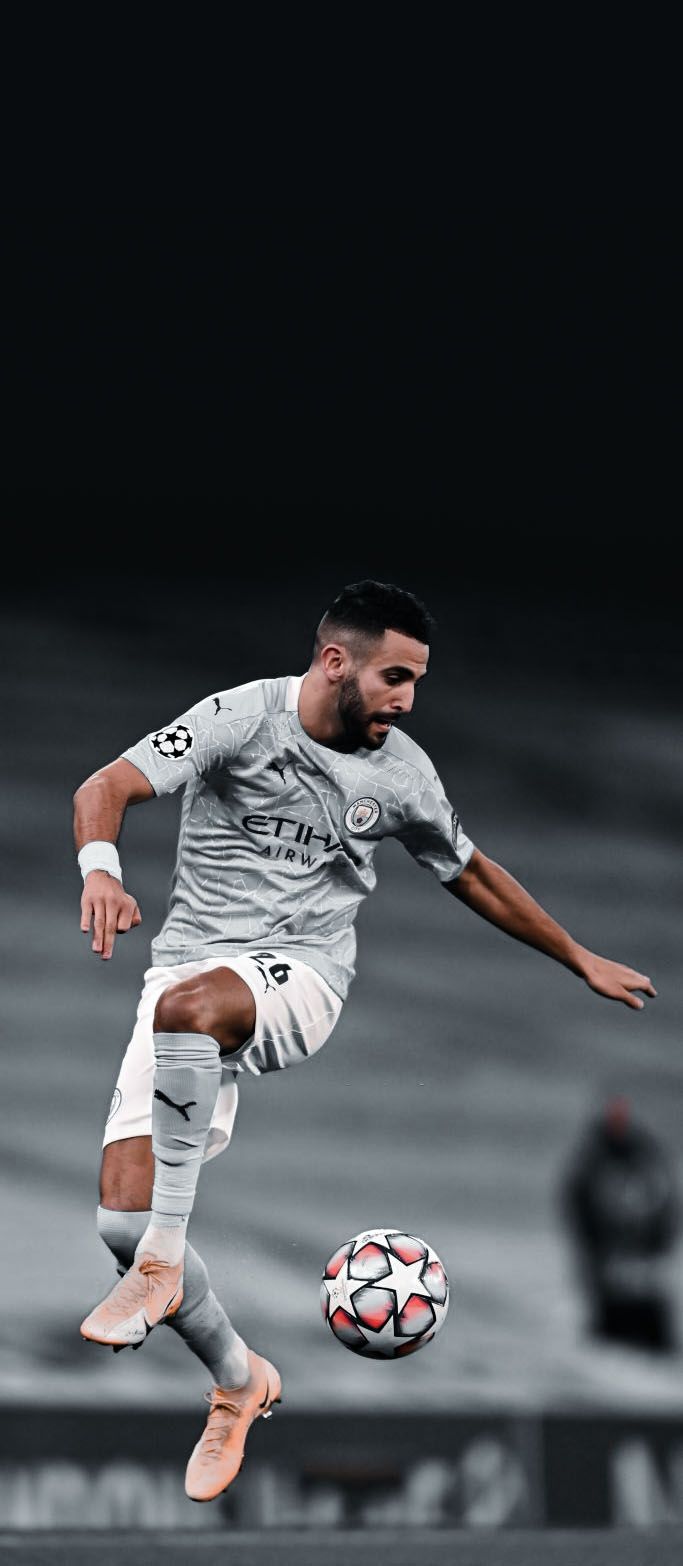 683x1566 Riyad Mahrez Wallpaper
