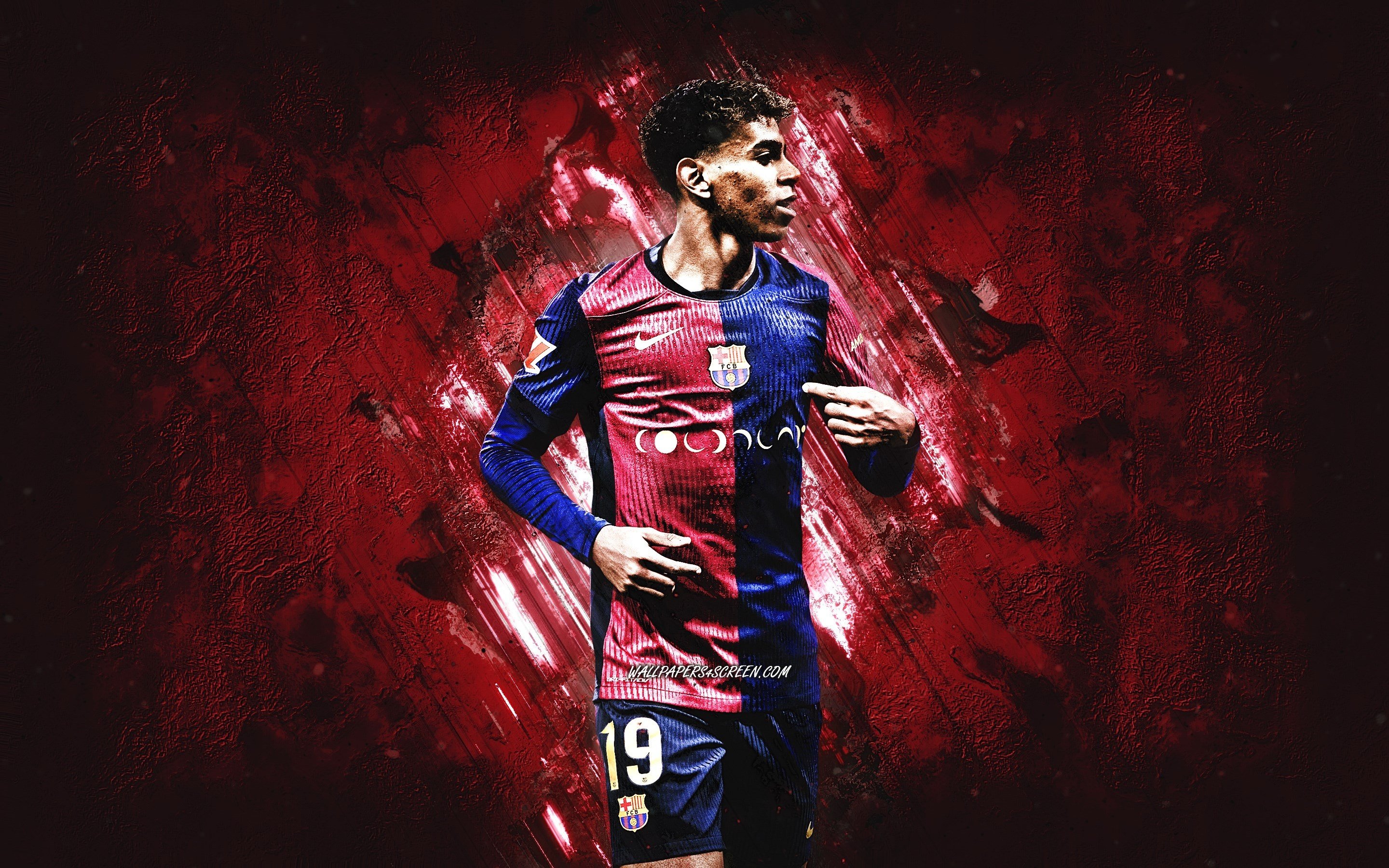 2880x1800 Wallpaper football, FC Barcelona, Barca, Spanish, Lamine Yamal for mobile and desktop, section спорт, resolution 2880x1800