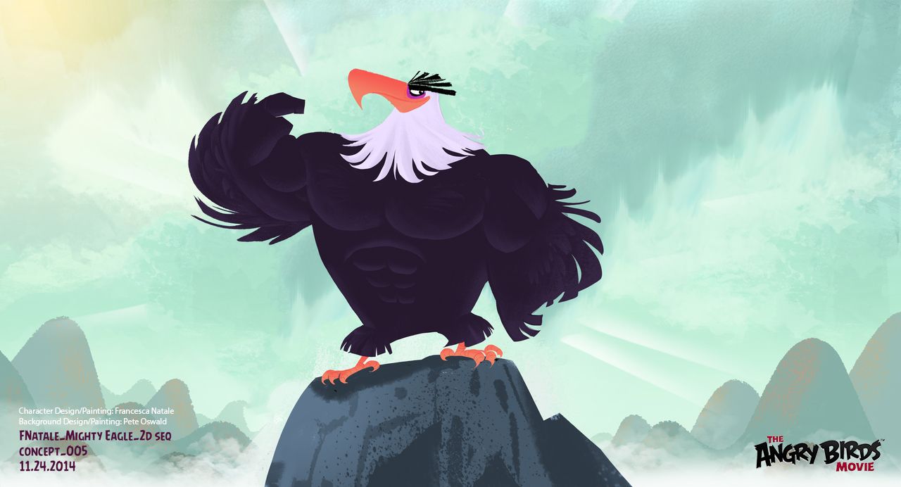 1280x692 francesca natale: More ANGRY BIRDS MOVIE artwork