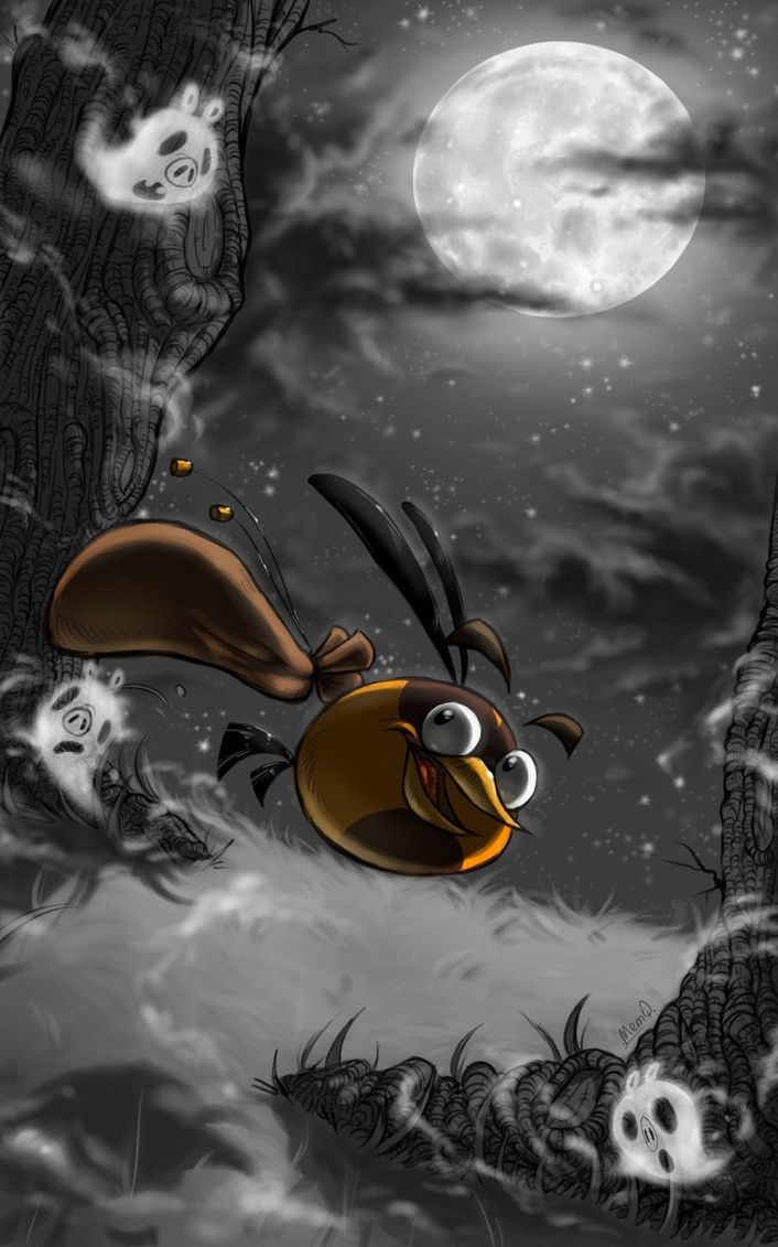 706x1131 Angry Birds Art Blog. Angry birds mighty eagle wallpaper, Scary angry birds, Angry birds toons wallpaper