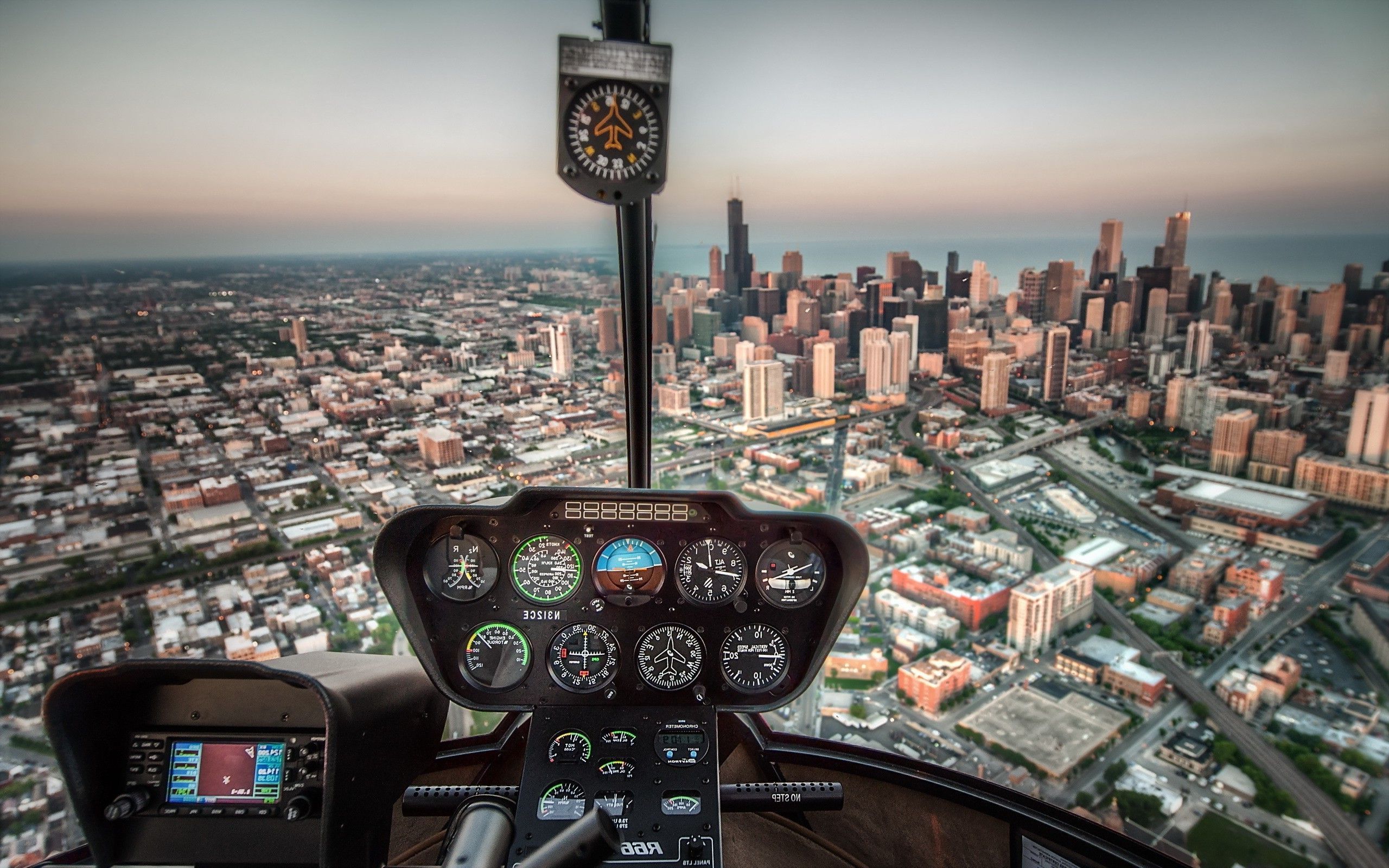 2560x1600 Helicopter Cockpit Wallpaper