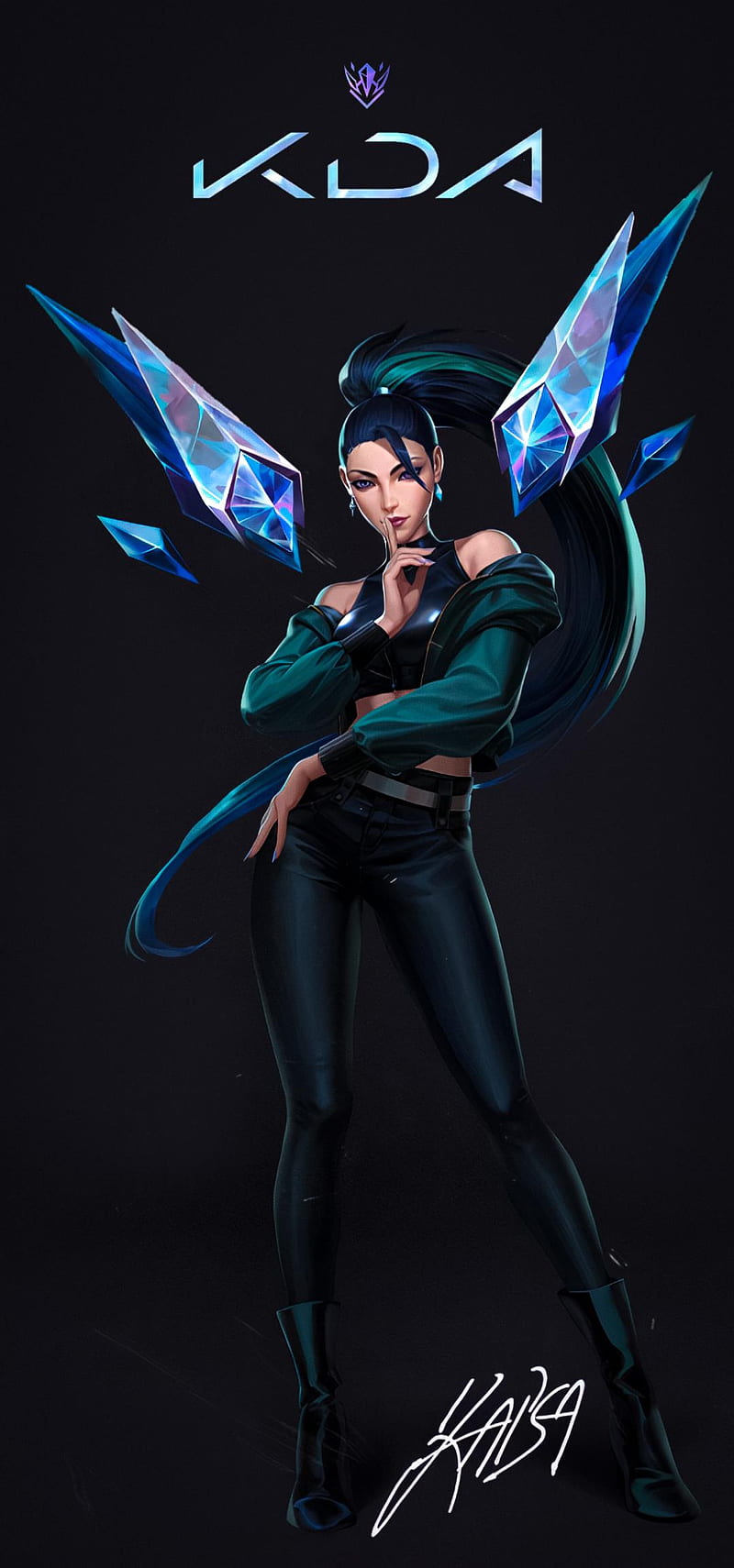 800x1710 Kaisa The Baddest, K Da, Kaisa, Kda, League Of Legends, HD Phone Wallpaper