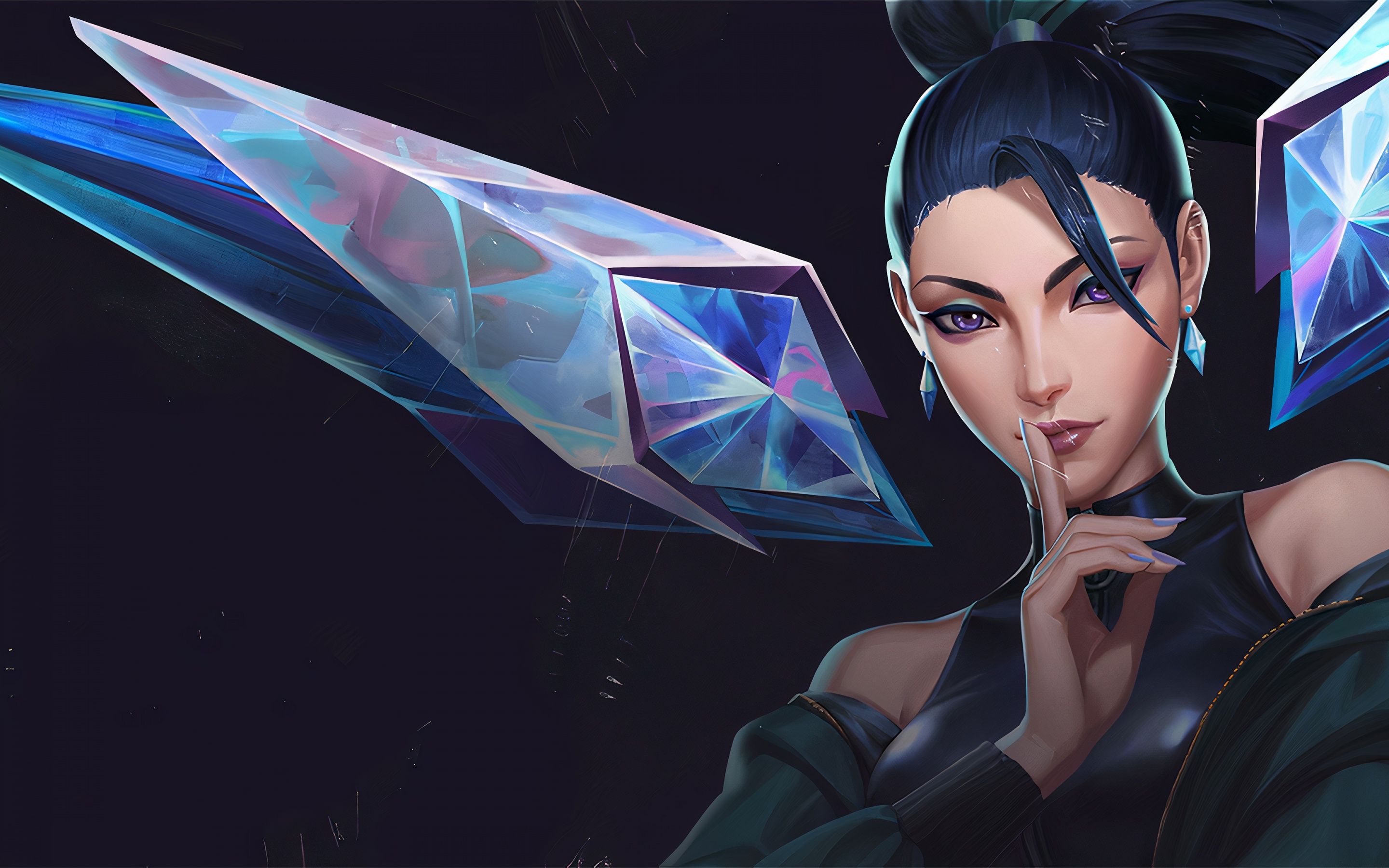 2880x1800 League of Legends Kai'Sa KDA 4K Wallpaper