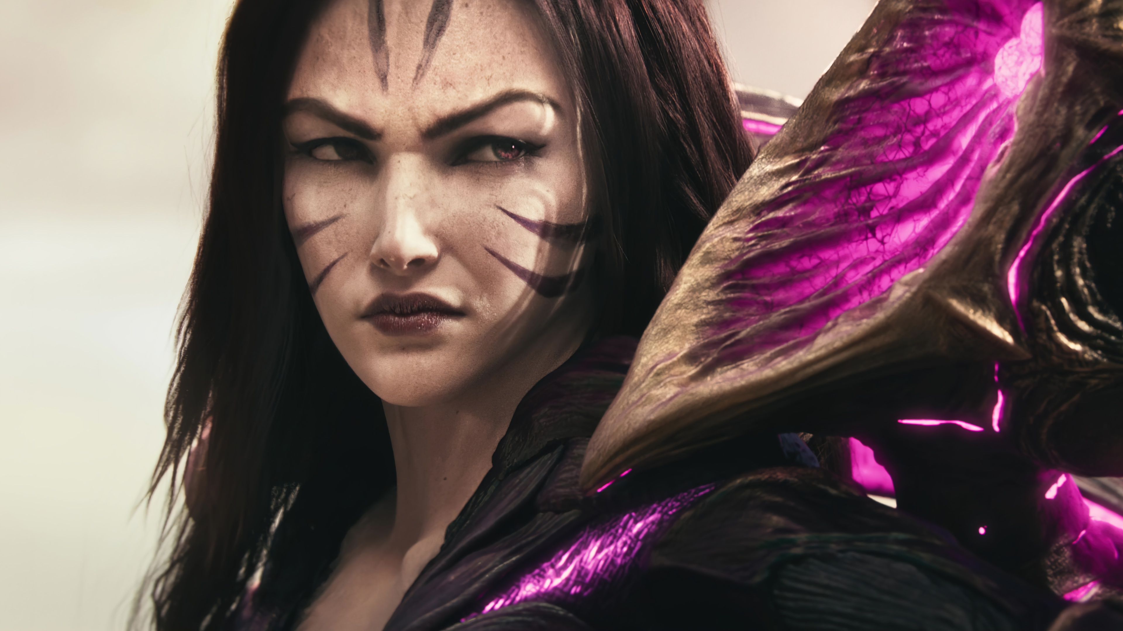 3840x2160 Wallpaper League of Legends, LoL, League Of Legends, Kai'Sa, Kay Sa for mobile and desktop, section игры, resolution 3840x2160