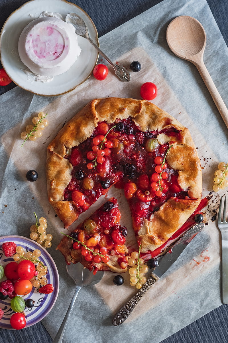 800x1200 Cherry Pie, pie, cherry, dessert, HD wallpaper