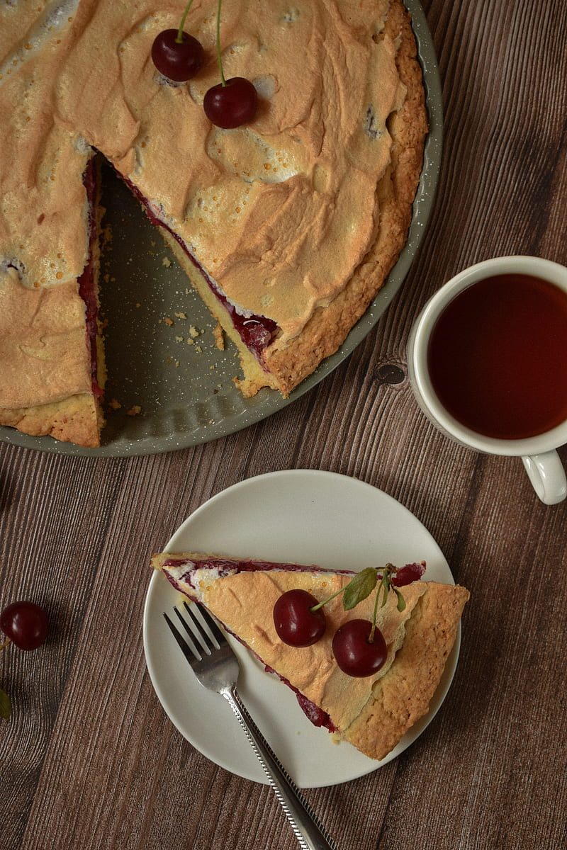 800x1200 HD cherry pie wallpaper
