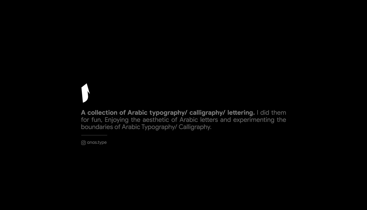 1400x803 Arabic Typography Collection (1). Image - Behance